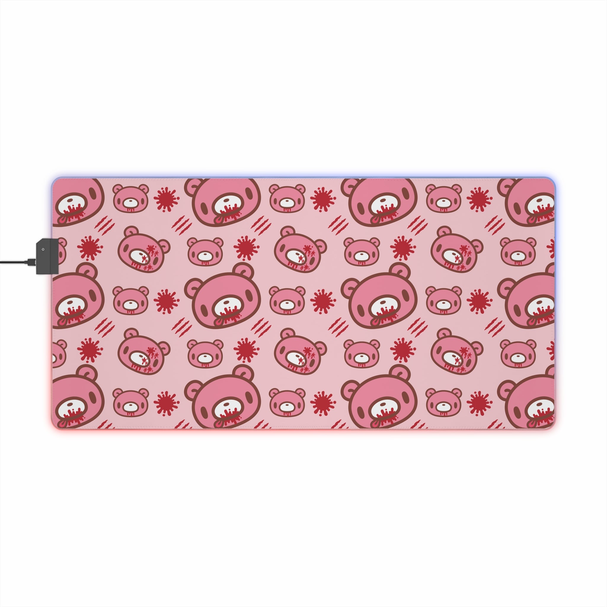 Gloomy Bear LED Gaming Mouse Pad