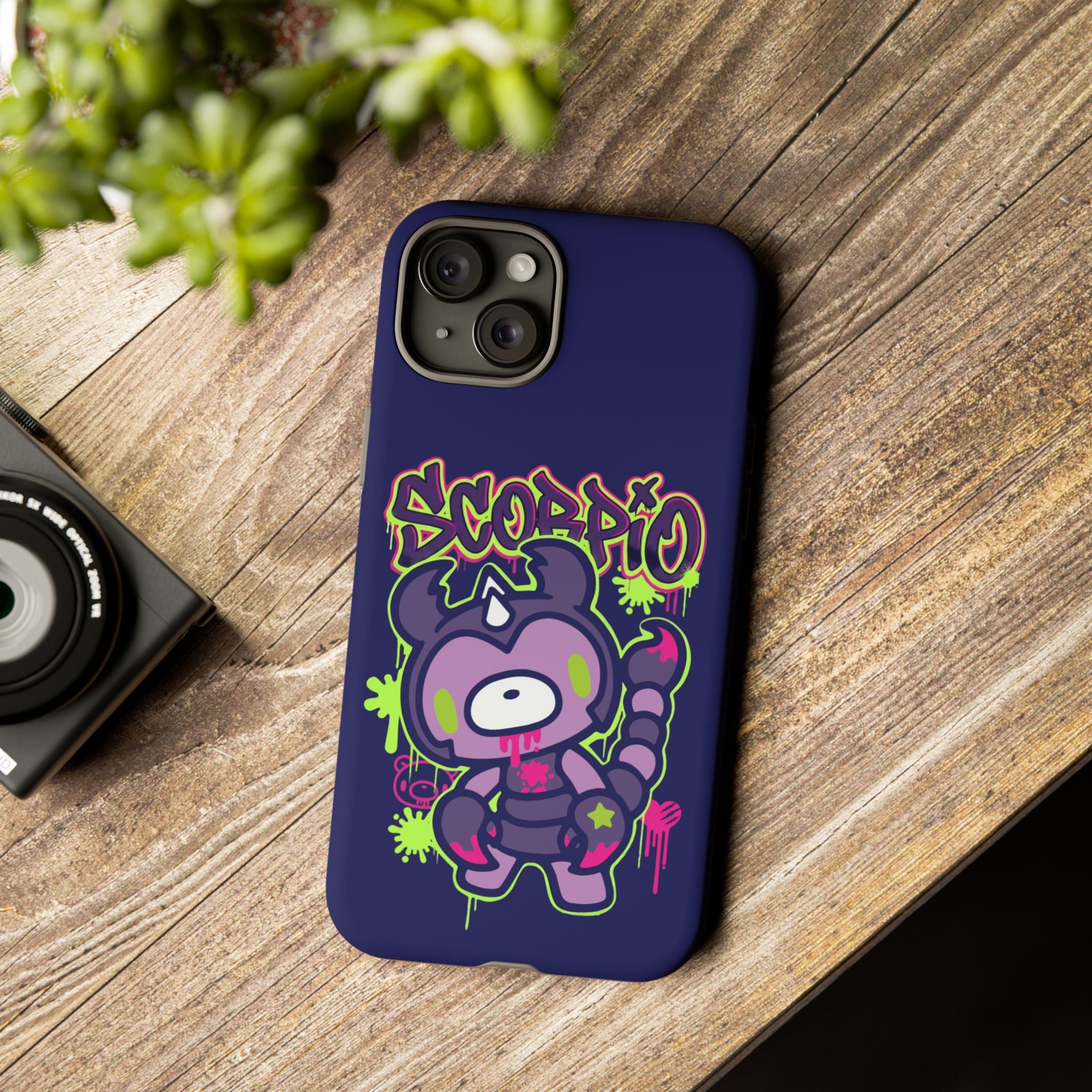 Zodiac Scorpio Gloomy Bear Phone Case