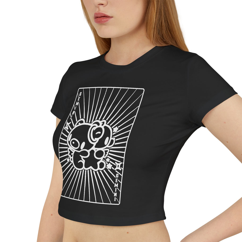 gemini zodiac gloomy Women's Baby Tee