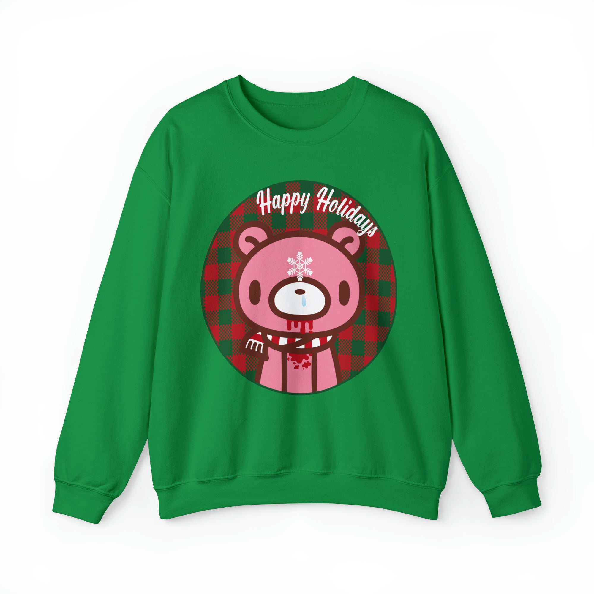 Happy Holidays Gloomy Bear - Unisex Heavy Blend™ Crewneck Sweatshirt