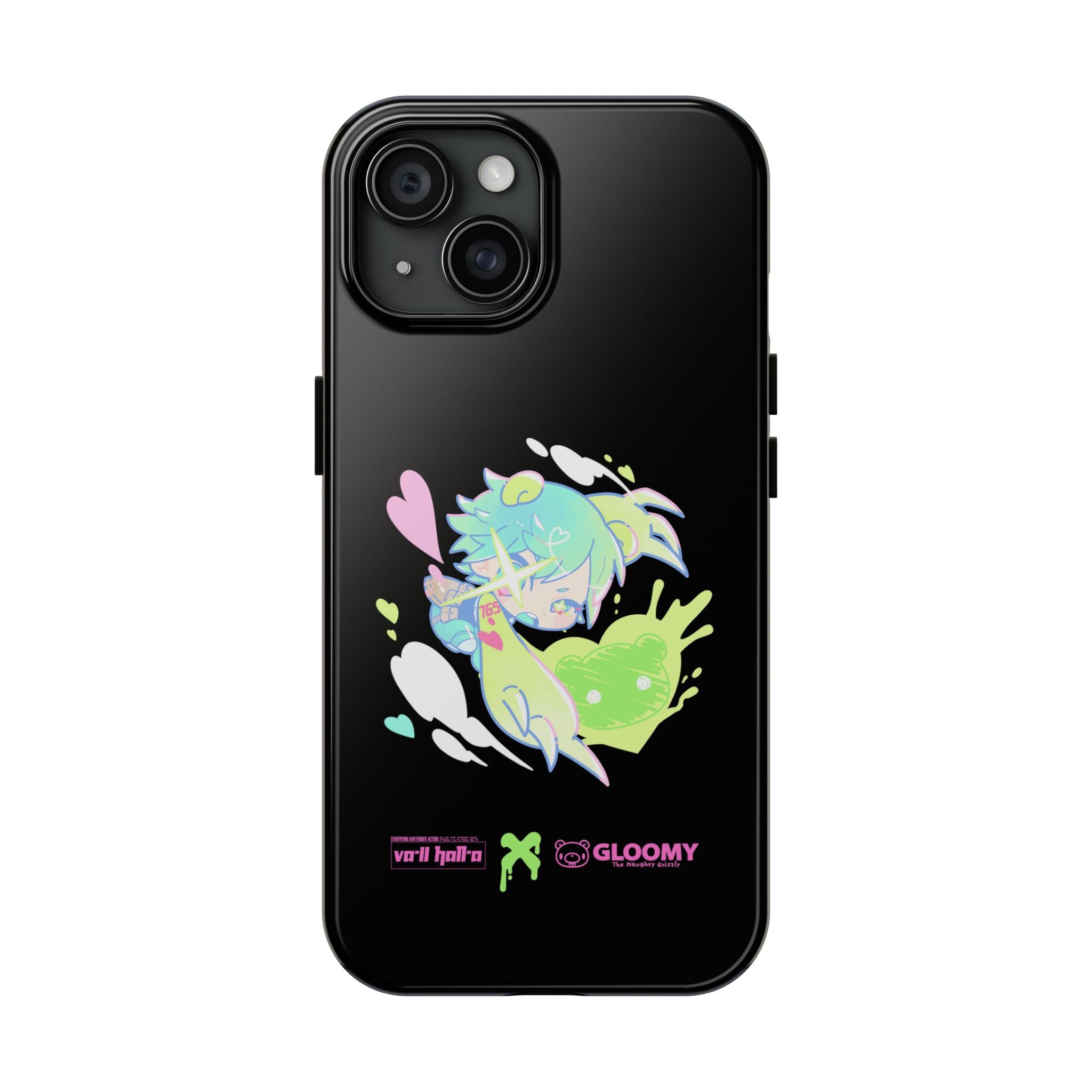VA-11 HALL-A x Gloomy Bear Sei - iPhone Case