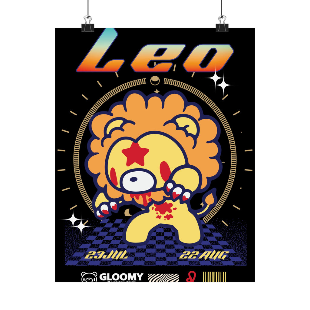 Leo Zodiac Satin Posters (300gsm)