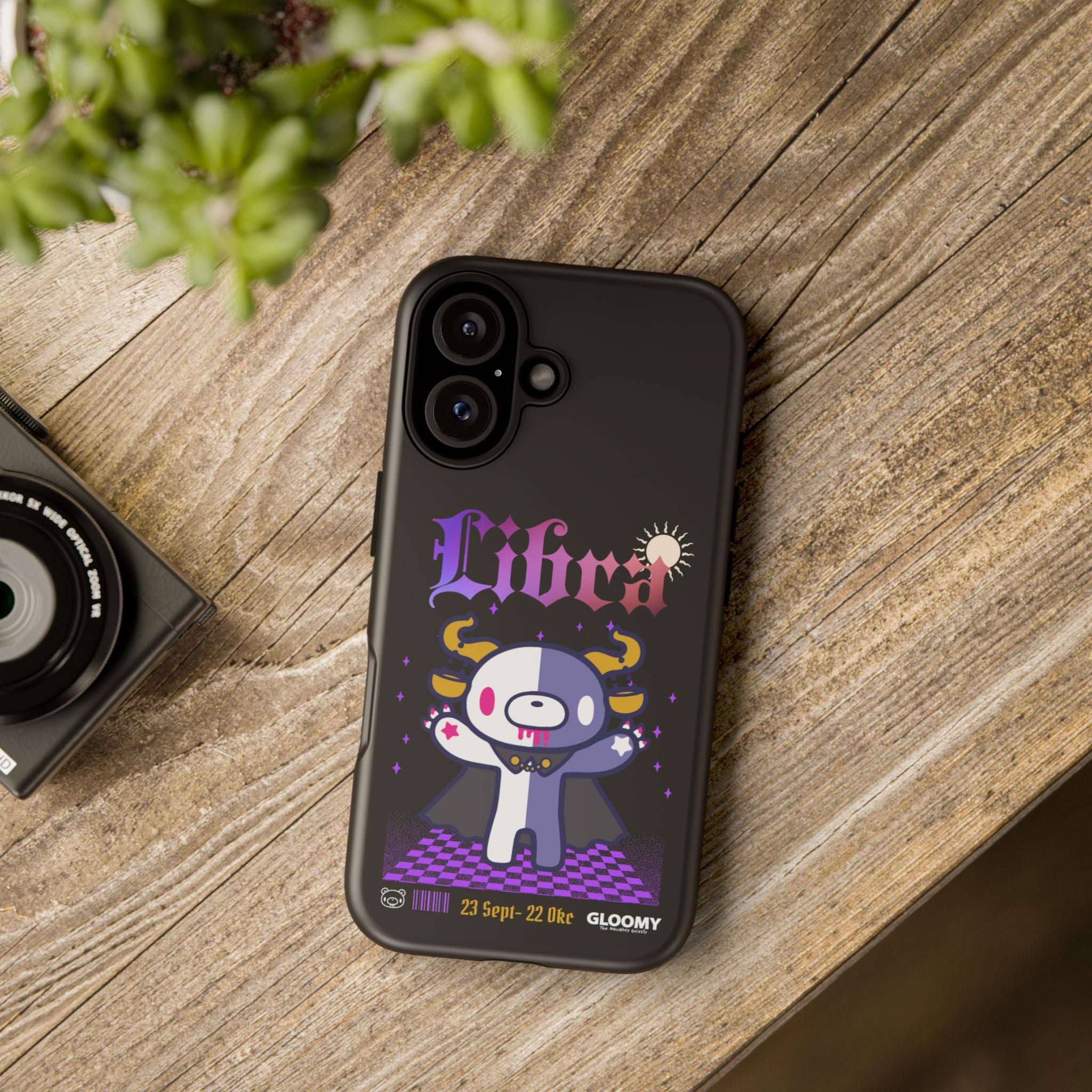 gloomy bear libra zodiac Phone Case