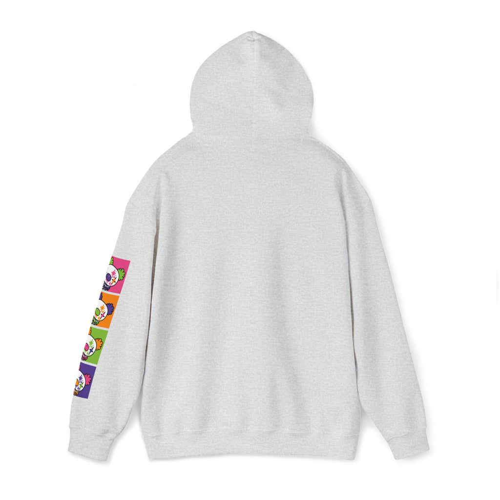 Gloomy Clown Multicolor Unisex Hooded Sweatshirt