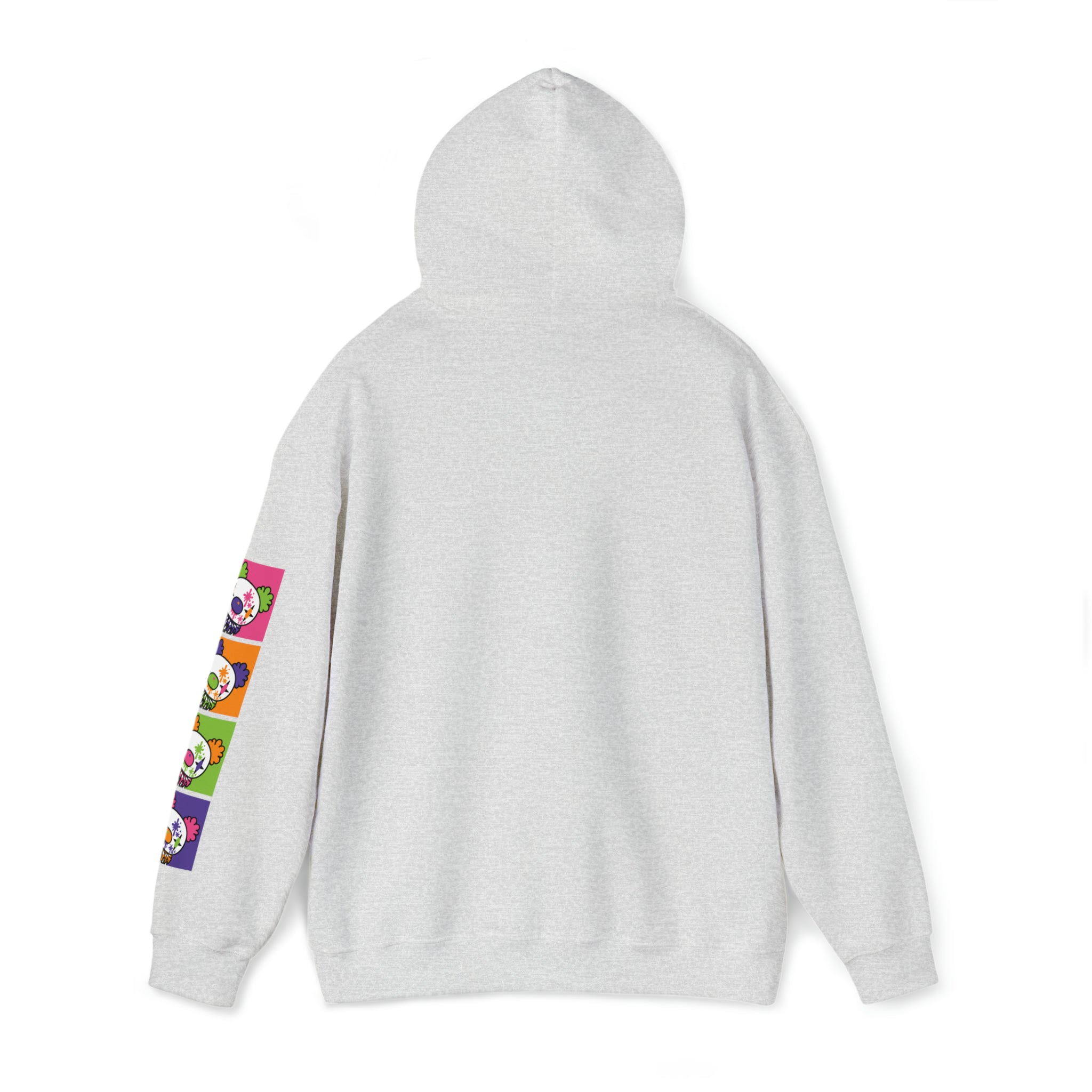 Gloomy Clown Multicolor Unisex Hooded Sweatshirt