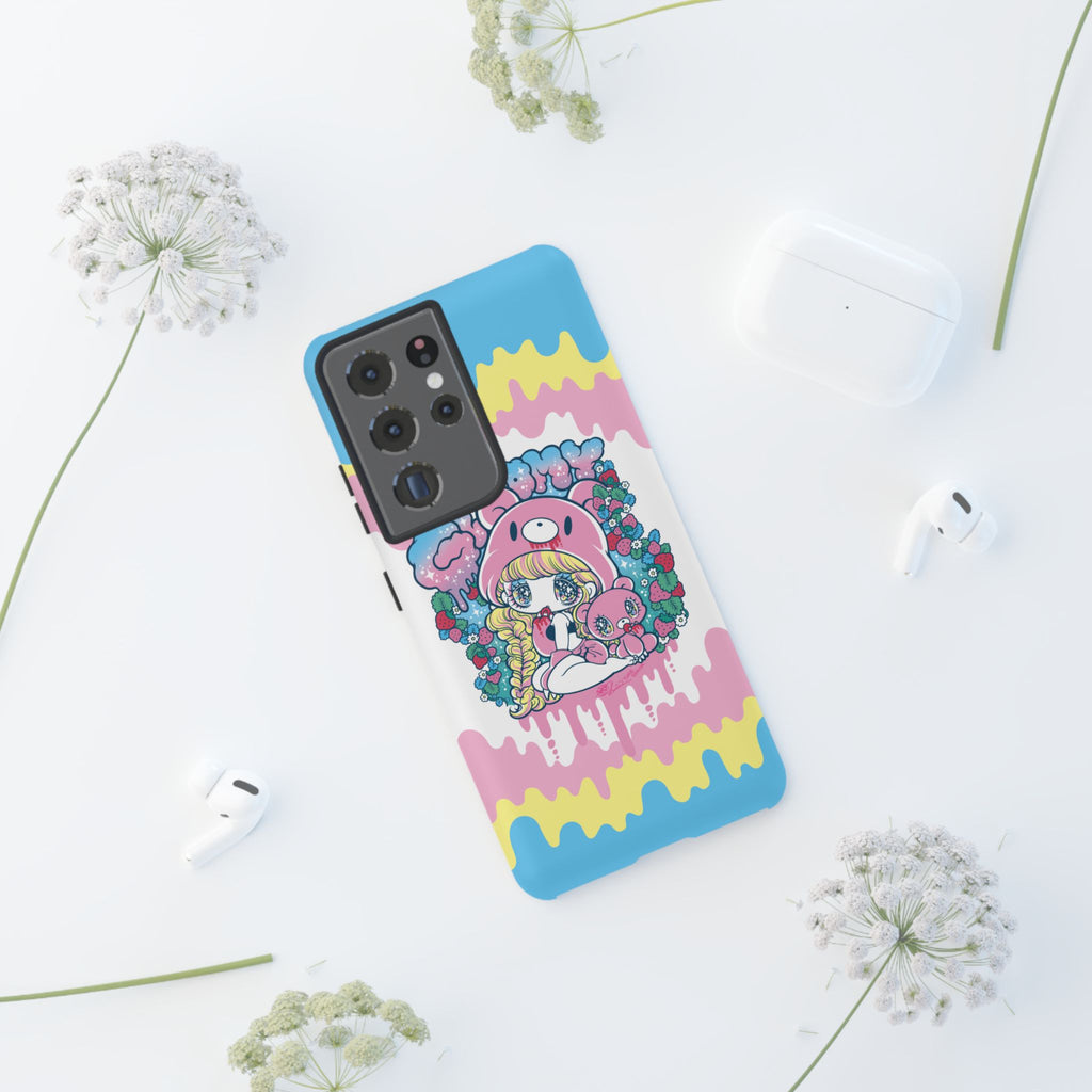 YURIE SEKIYA x GLOOMY BEAR ⭐️ GLOOMY-GIRL STRAWBERRY PHONE CASE