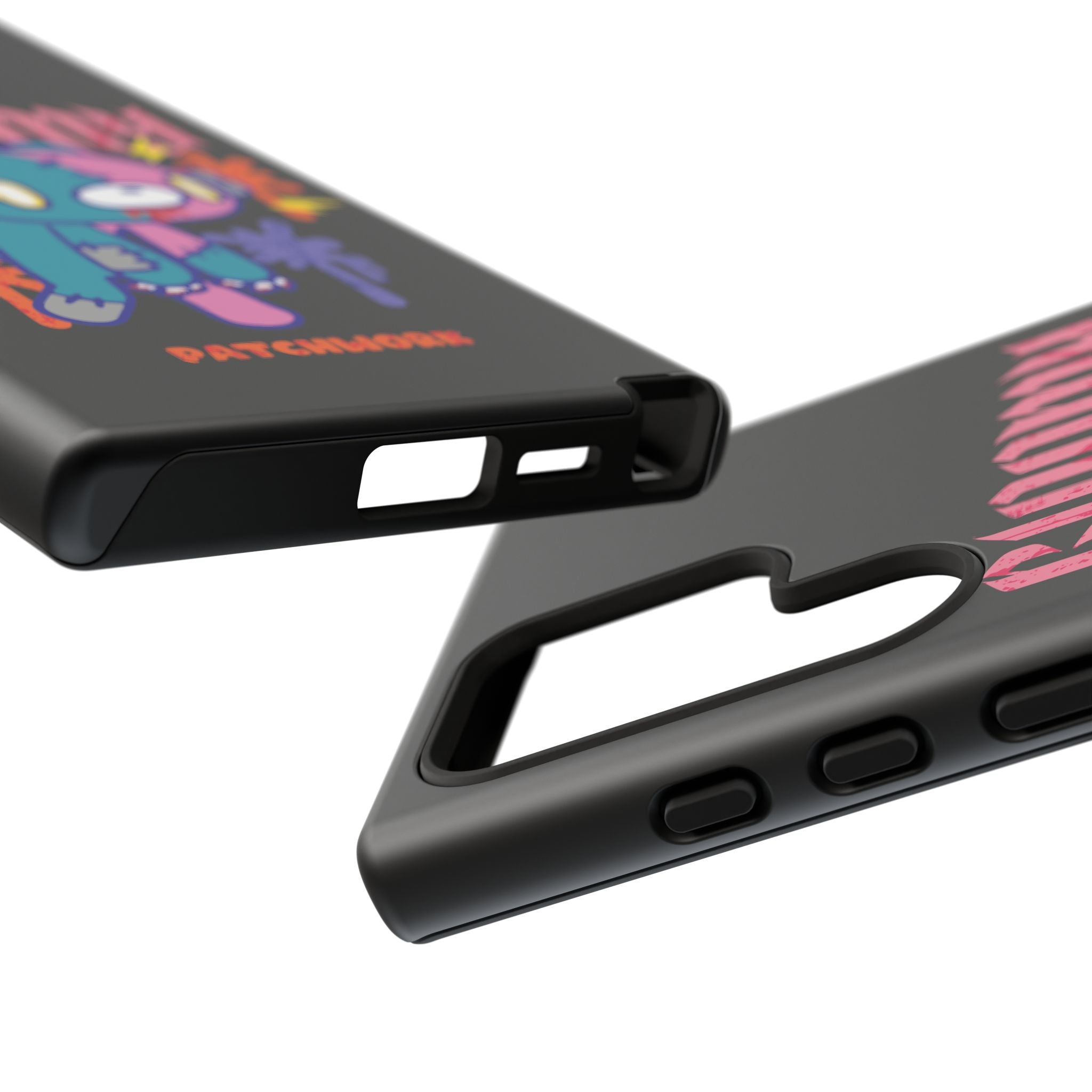 gloomy bear Halloween patchwork Phone Case