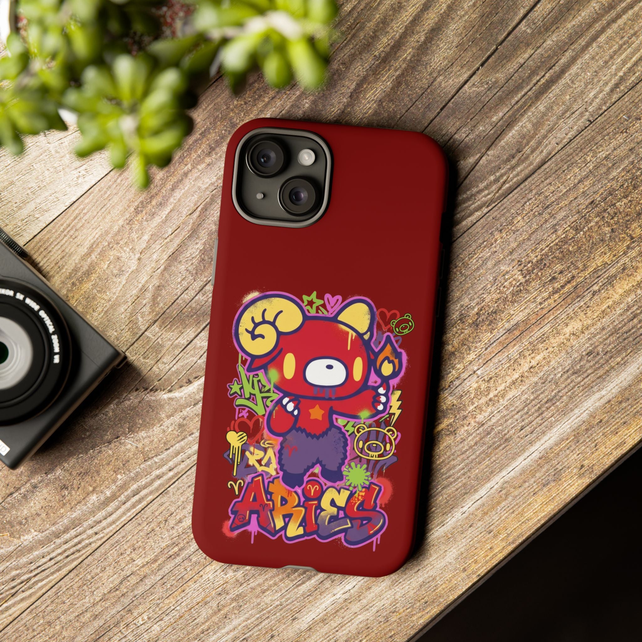 Zodiac Aries  Gloomy Bear Phone Case