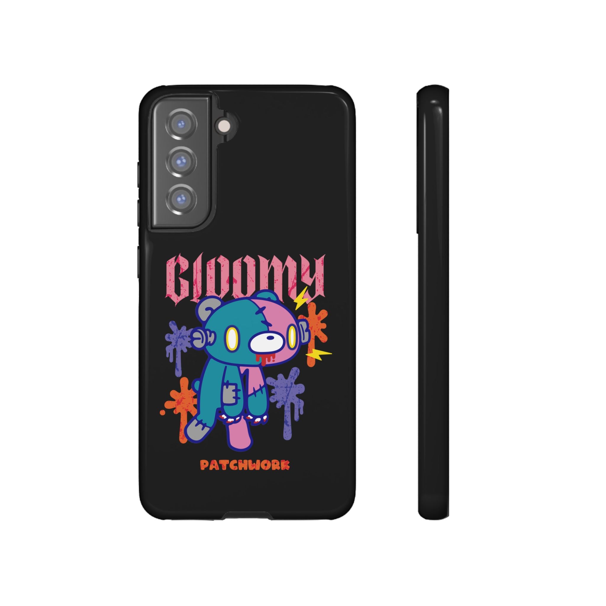 gloomy bear Halloween patchwork Phone Case