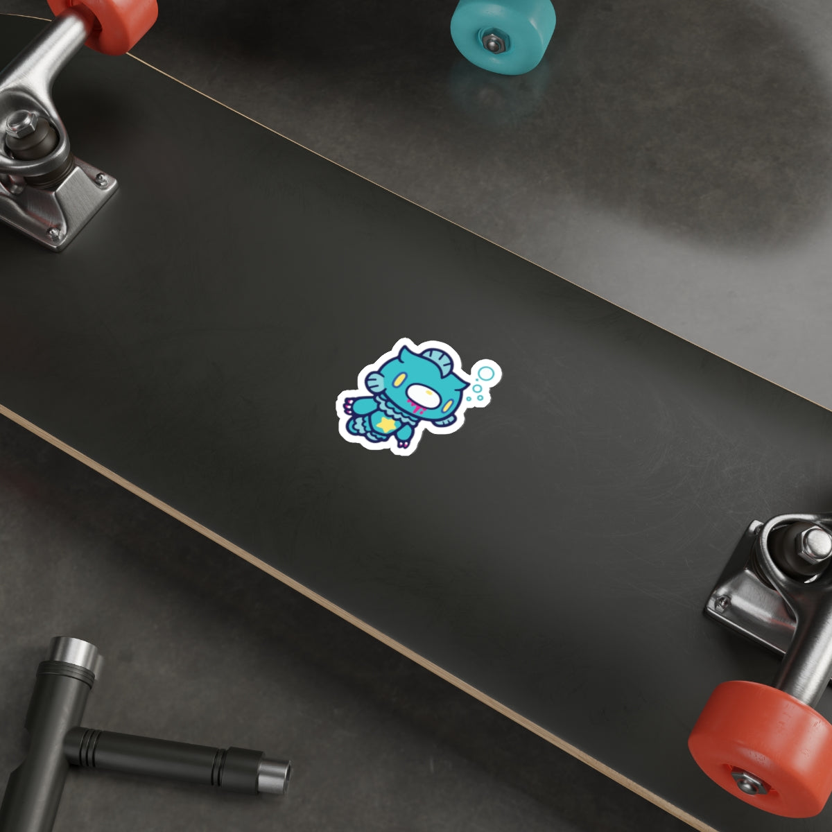 Gloomy Zodiac Pisces Die-Cut Stickers