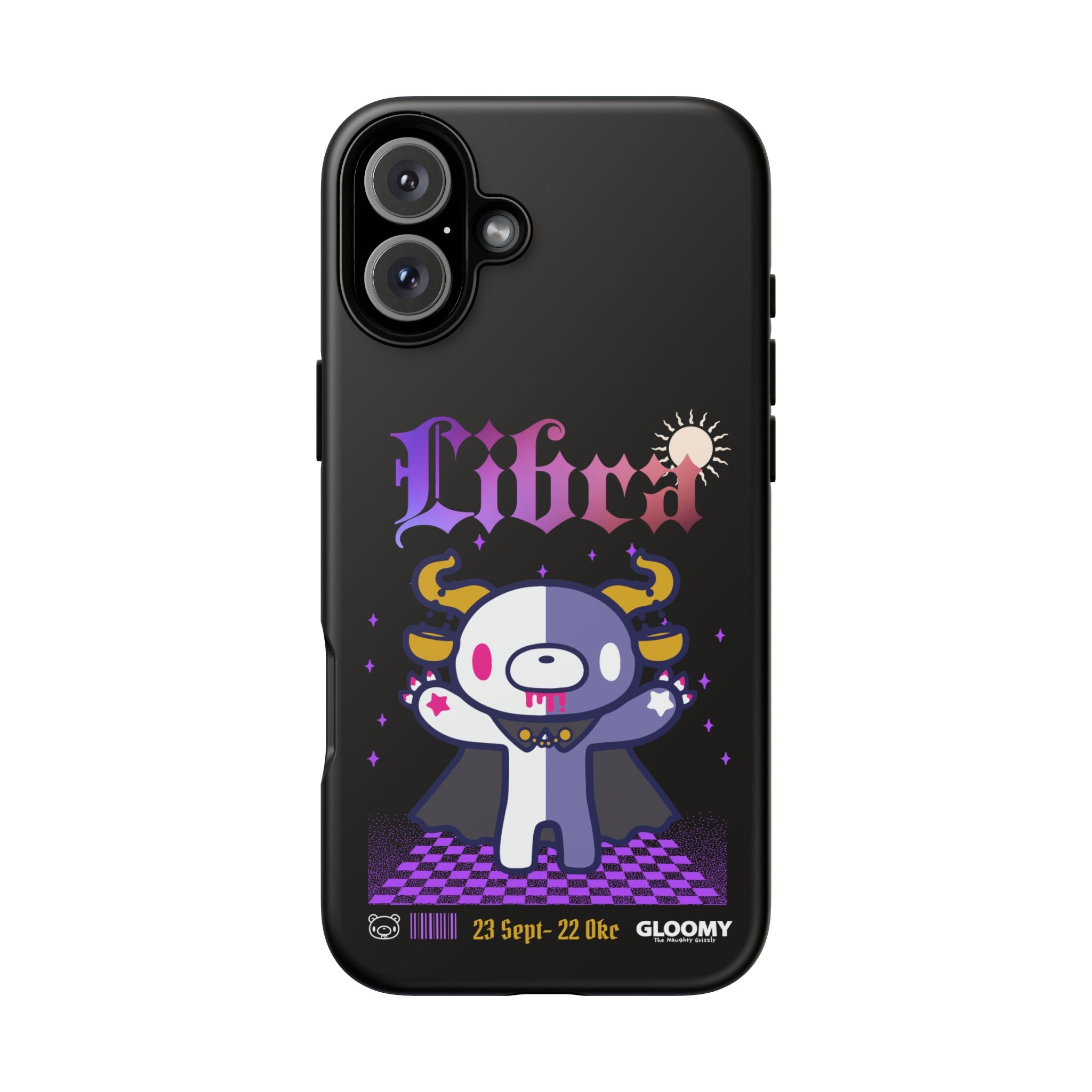gloomy bear libra zodiac Phone Case