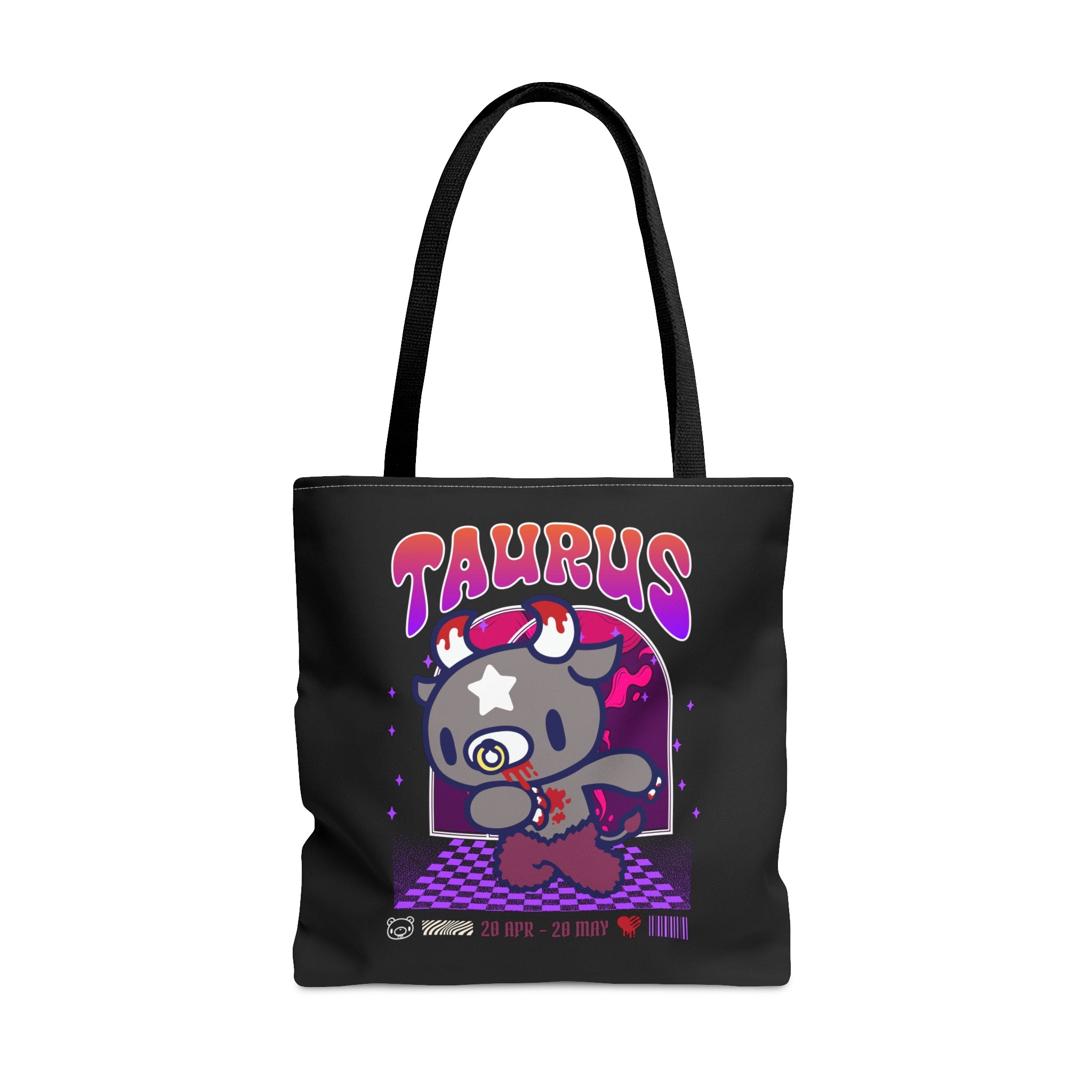 Gloomy Taurus  Zodiac Tote Bag