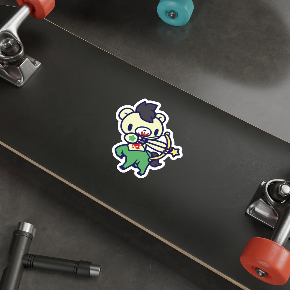 Gloomy Zodiac Sagittarius Die-Cut Stickers
