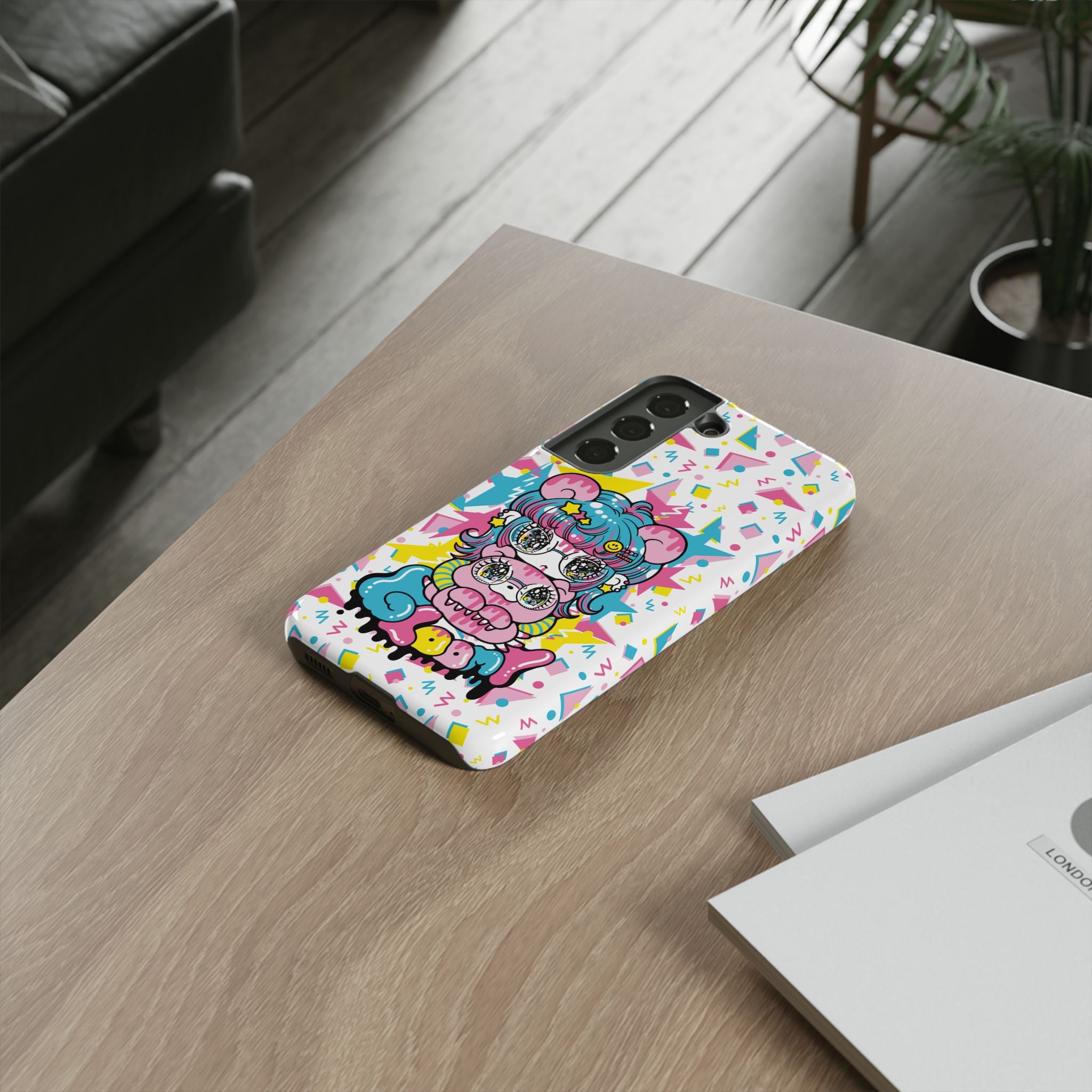 YURIE SEKIYA X GLOOMY BEAR ⭐️ FIRE GIRL PHONE CASE