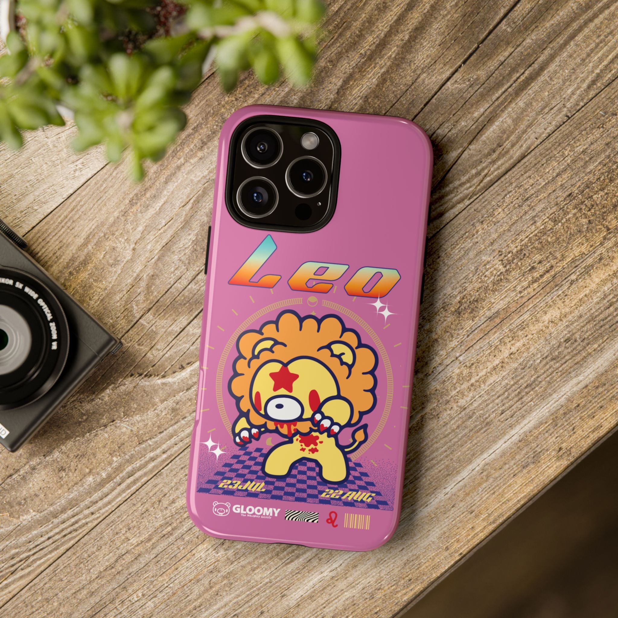 Zodiac Leo gloomy bear Phone Case