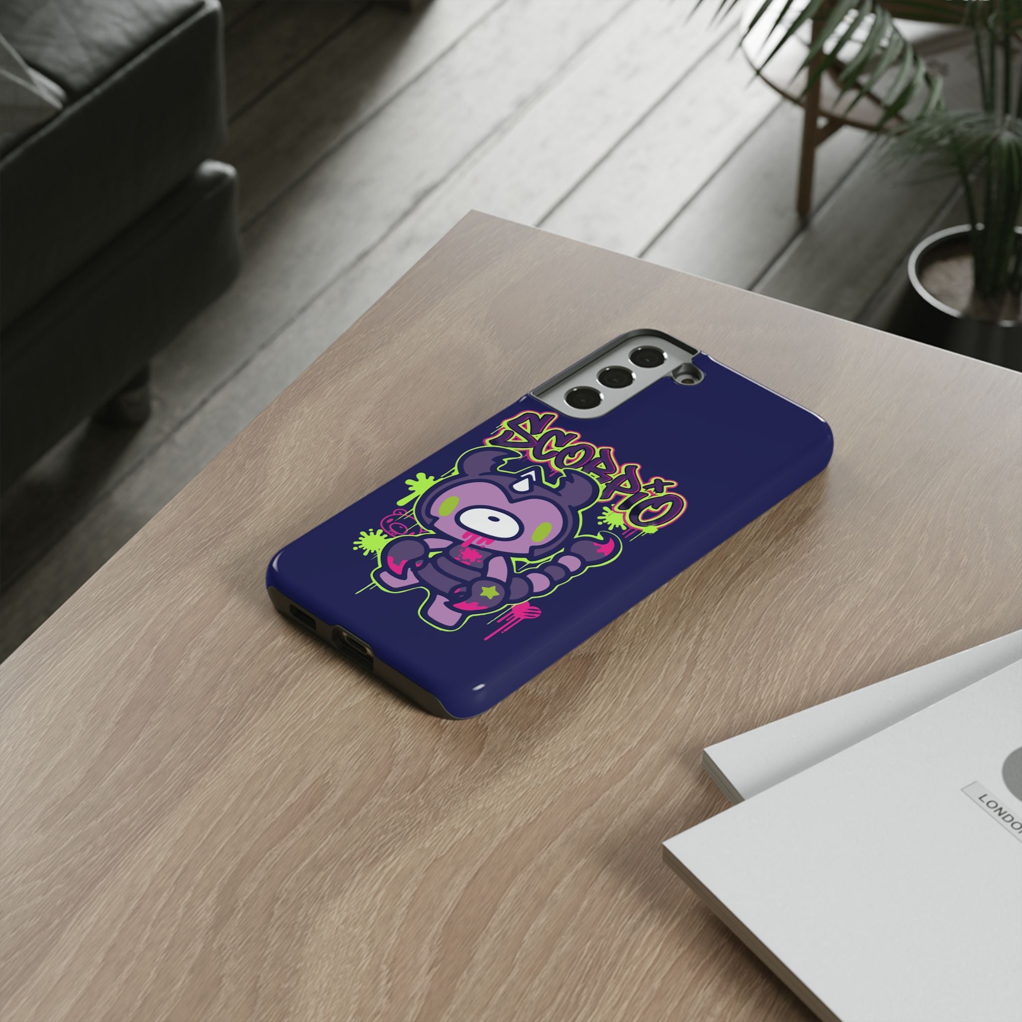 Zodiac Scorpio Gloomy Bear Phone Case