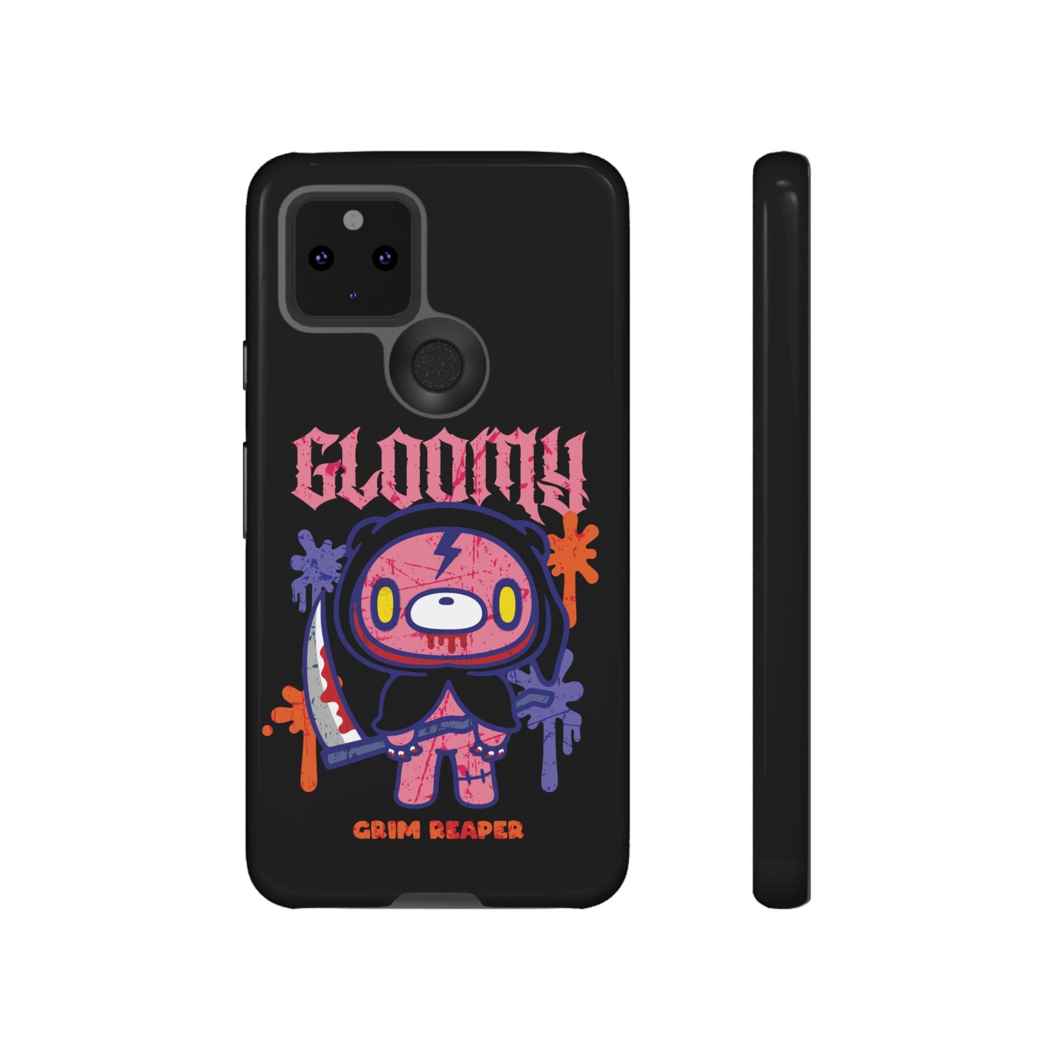 Gloomy bear Halloween grim reaper Phone Case