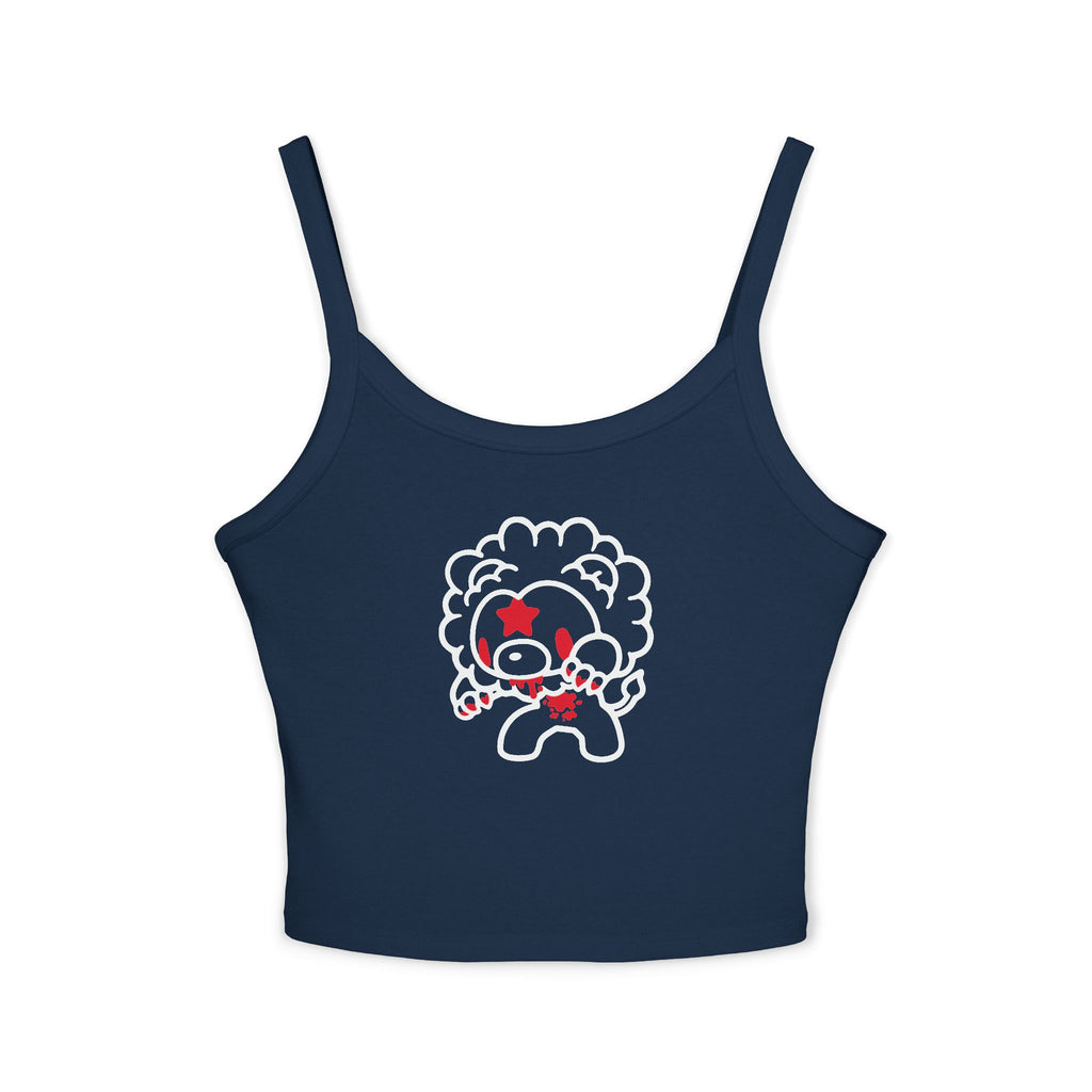 Leo Zodiac Gloomy Bear Spaghetti Strap Tank Top