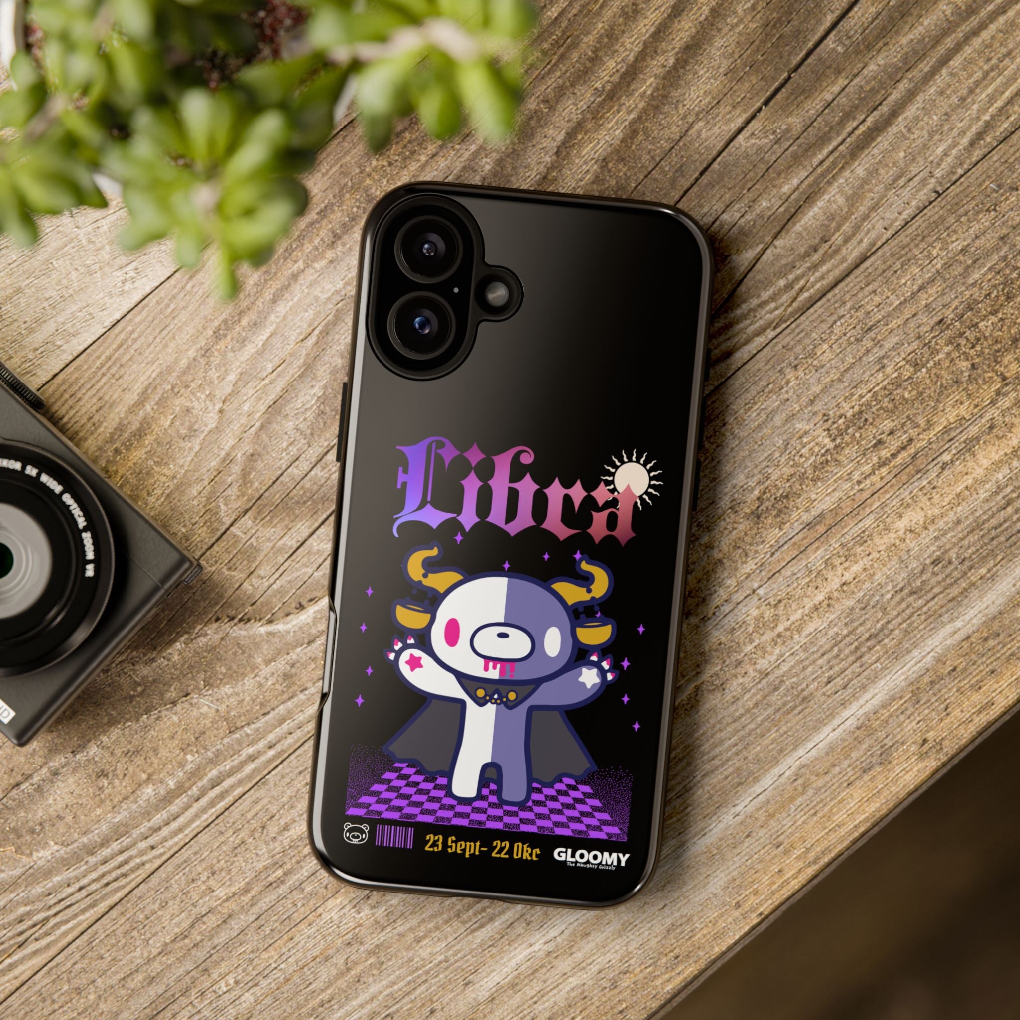 gloomy bear libra zodiac Phone Case
