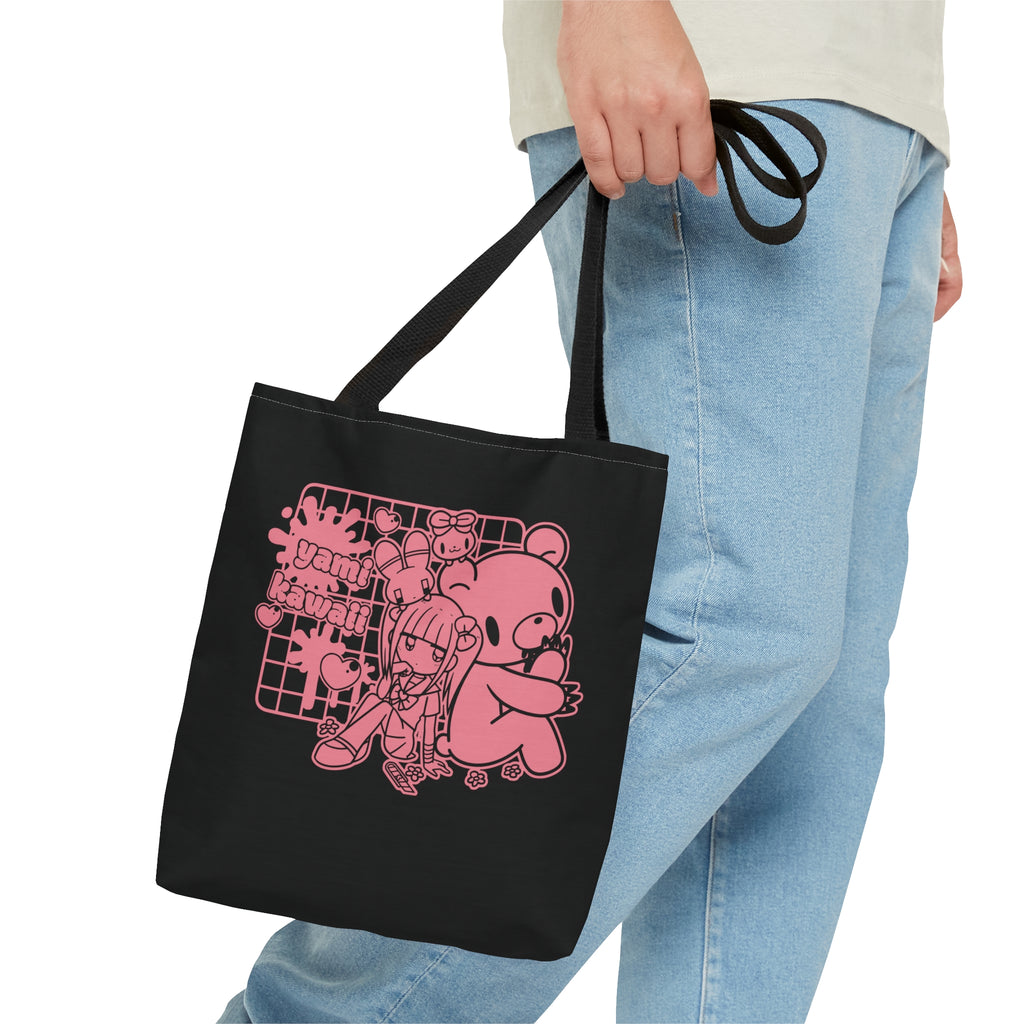 MENHERACHAN x GLOOMY BEAR Yami Kawaii Tote Bag