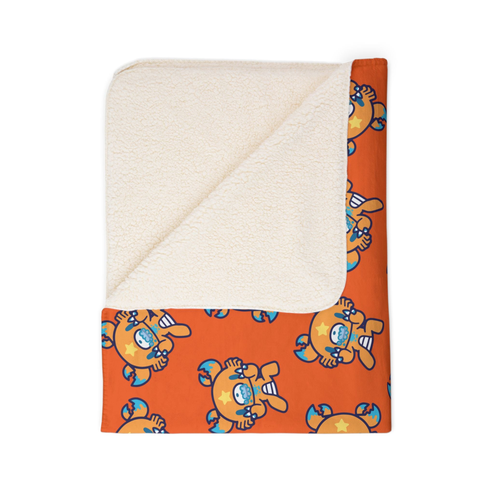 Gloomy Bear Cancer Zodiac Fleece Sherpa Blanket