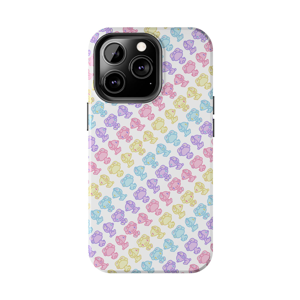 Rotating Pastel All Purpose Bunny - iPhone Case