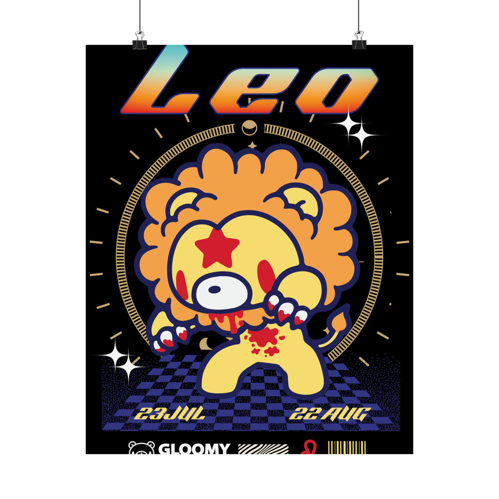Leo Zodiac Satin Posters (300gsm)