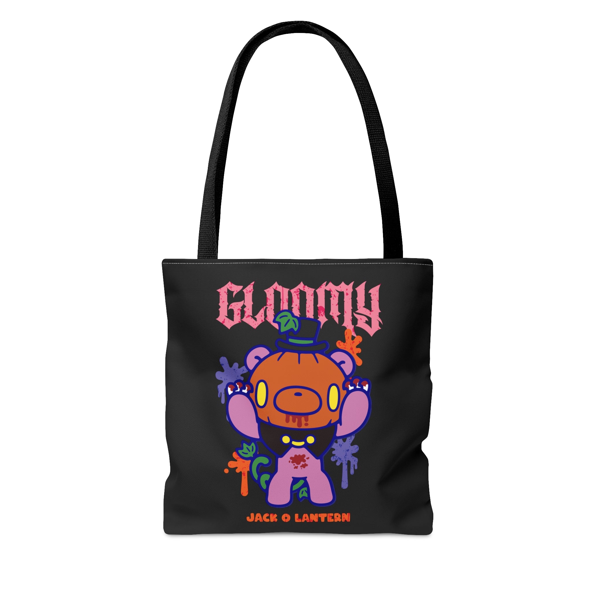 Gloomy Halloween Jack O lantern Tote Bag