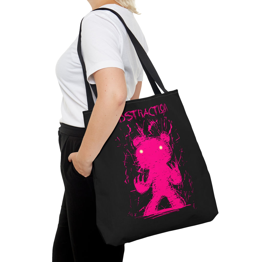 Abstraction Gloomy Bear (Pink) Tote Bag