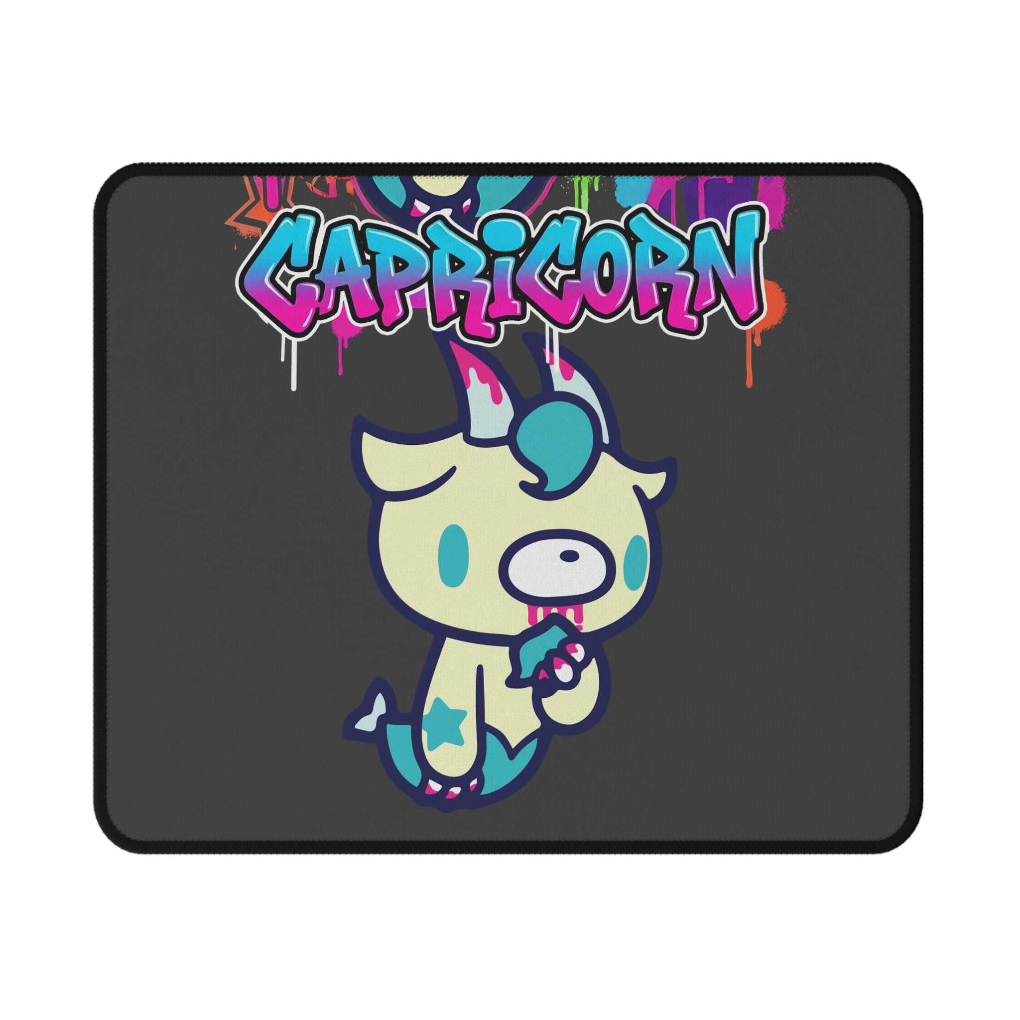 Capricorn Gloomy  Bear Non-Slip Gaming Mouse Pad