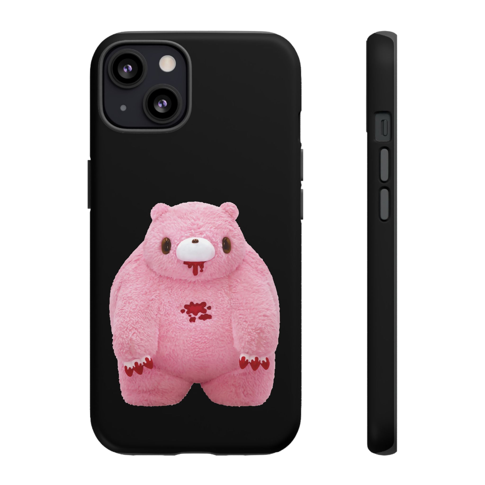 Chubby Gloomy Plush Tough Phone Case