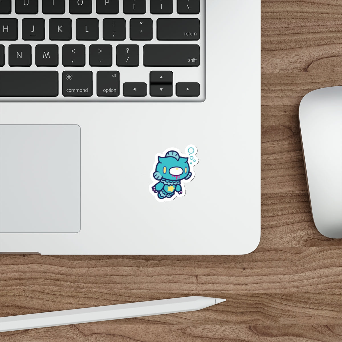 Gloomy Zodiac Pisces Die-Cut Stickers