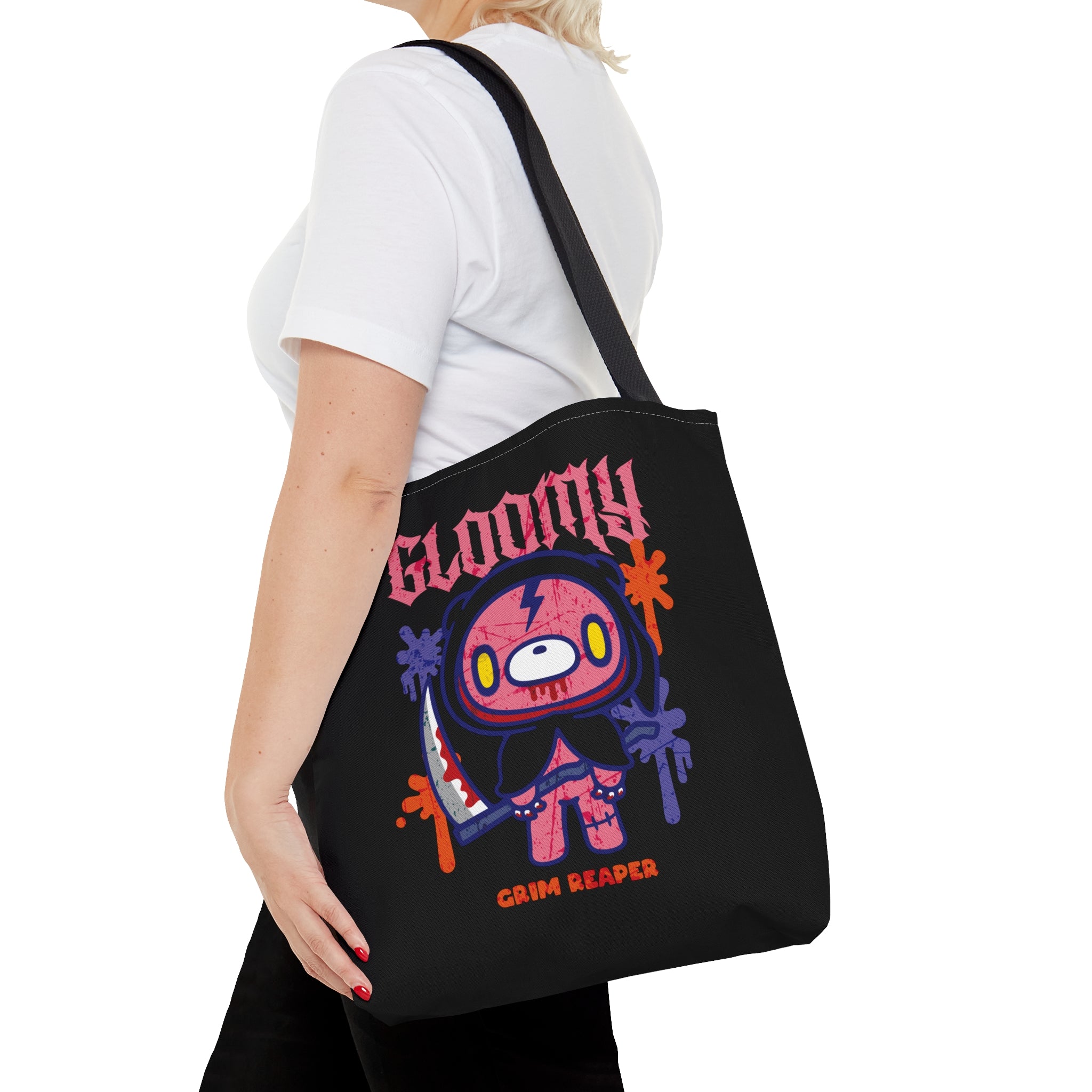 Gloomy Halloween Grim Reaper Tote Bag
