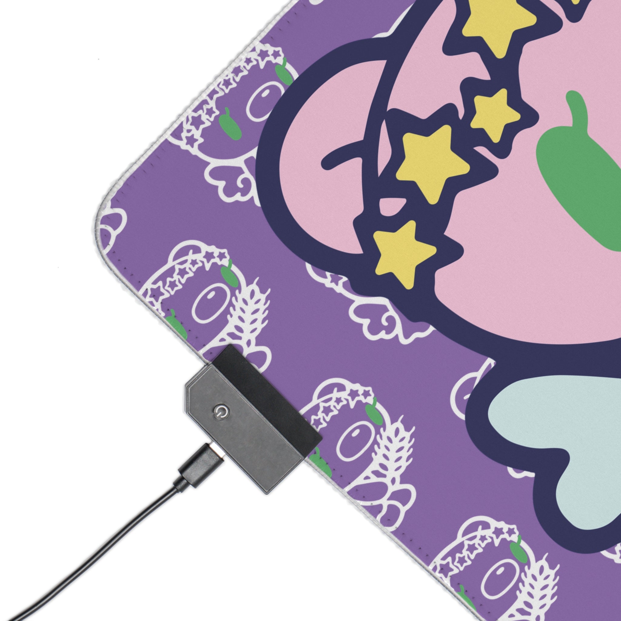 Virgo Zodiac gloomy bear LED Gaming Mouse Pad