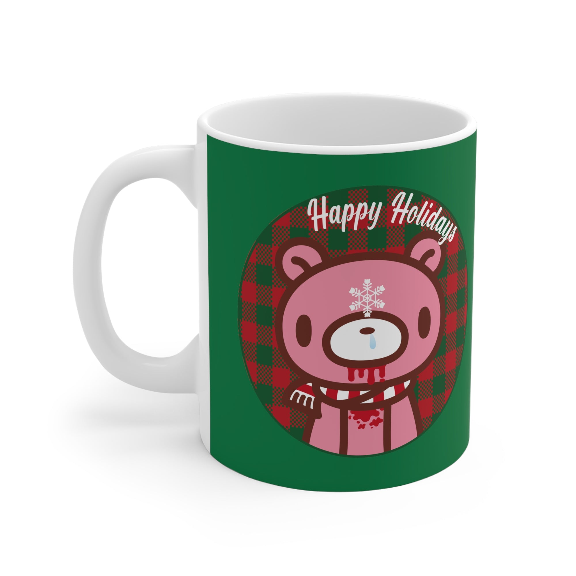 Happy Holidays Gloomy Bear Ceramic Mug (11oz)