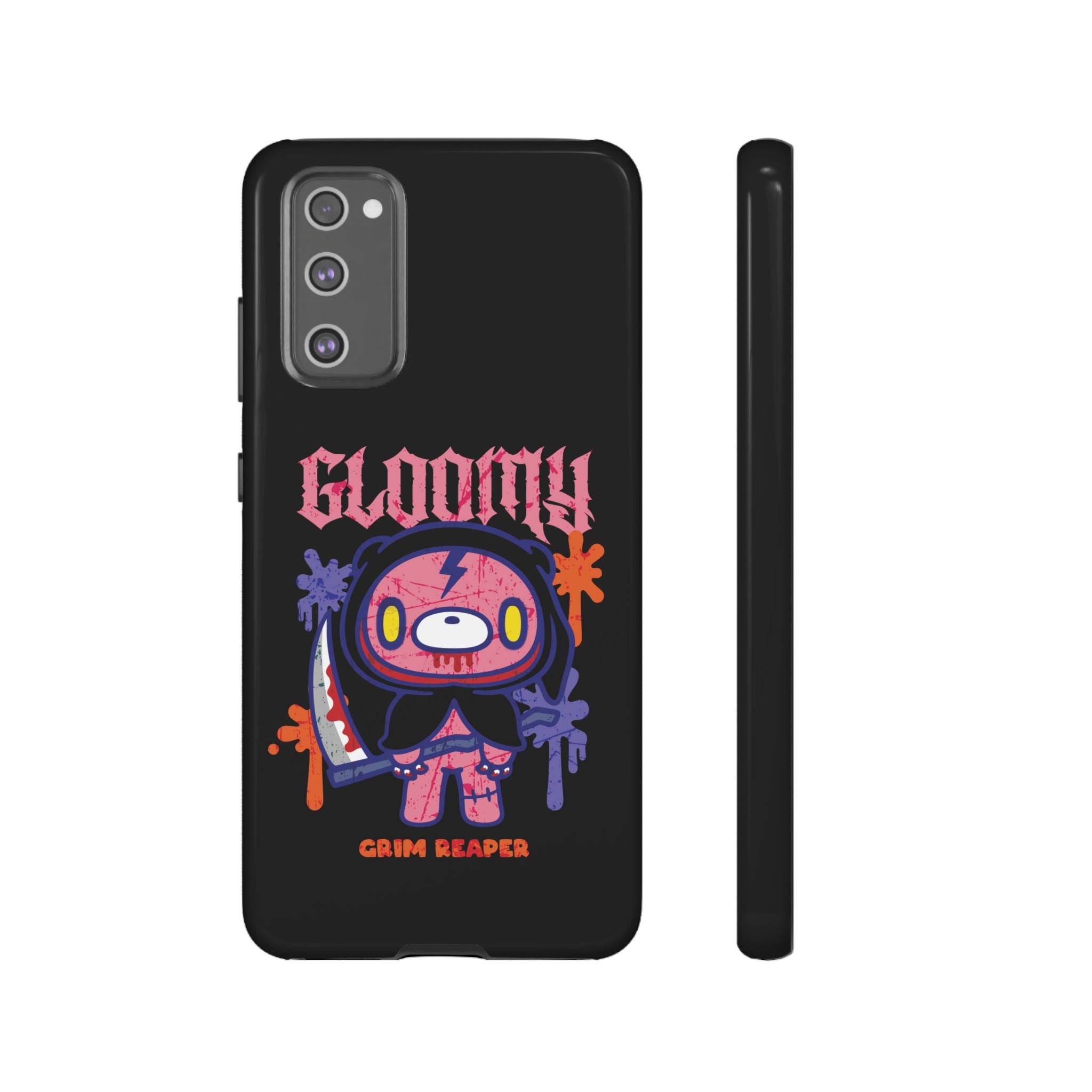 Gloomy bear Halloween grim reaper Phone Case
