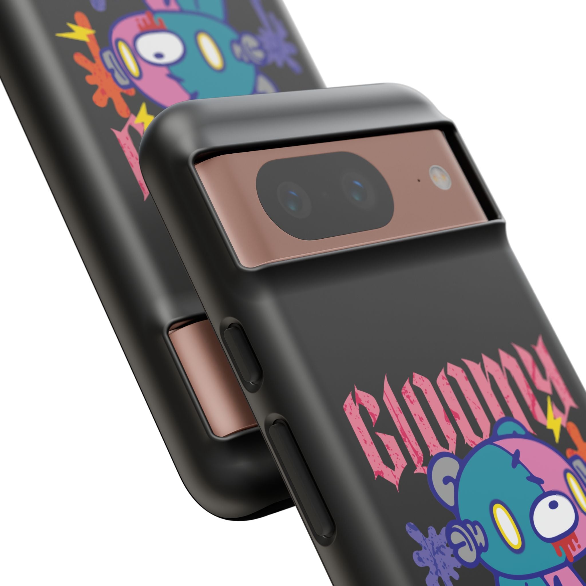 gloomy bear Halloween patchwork Phone Case