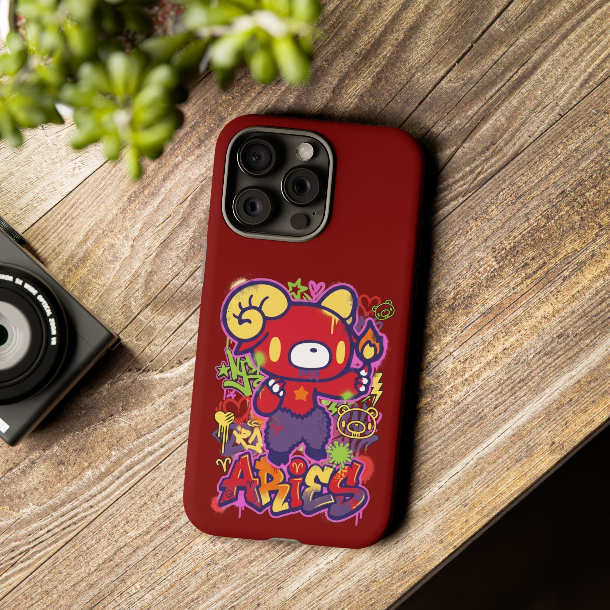 Zodiac Aries  Gloomy Bear Phone Case