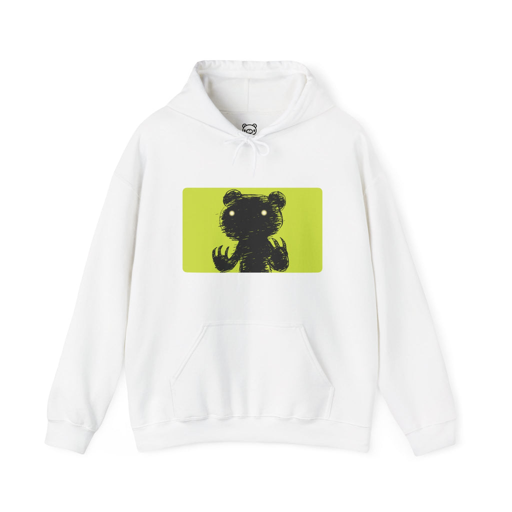 Green Block Abstraction Gloomy Bear Unisex Hooded Sweatshirt