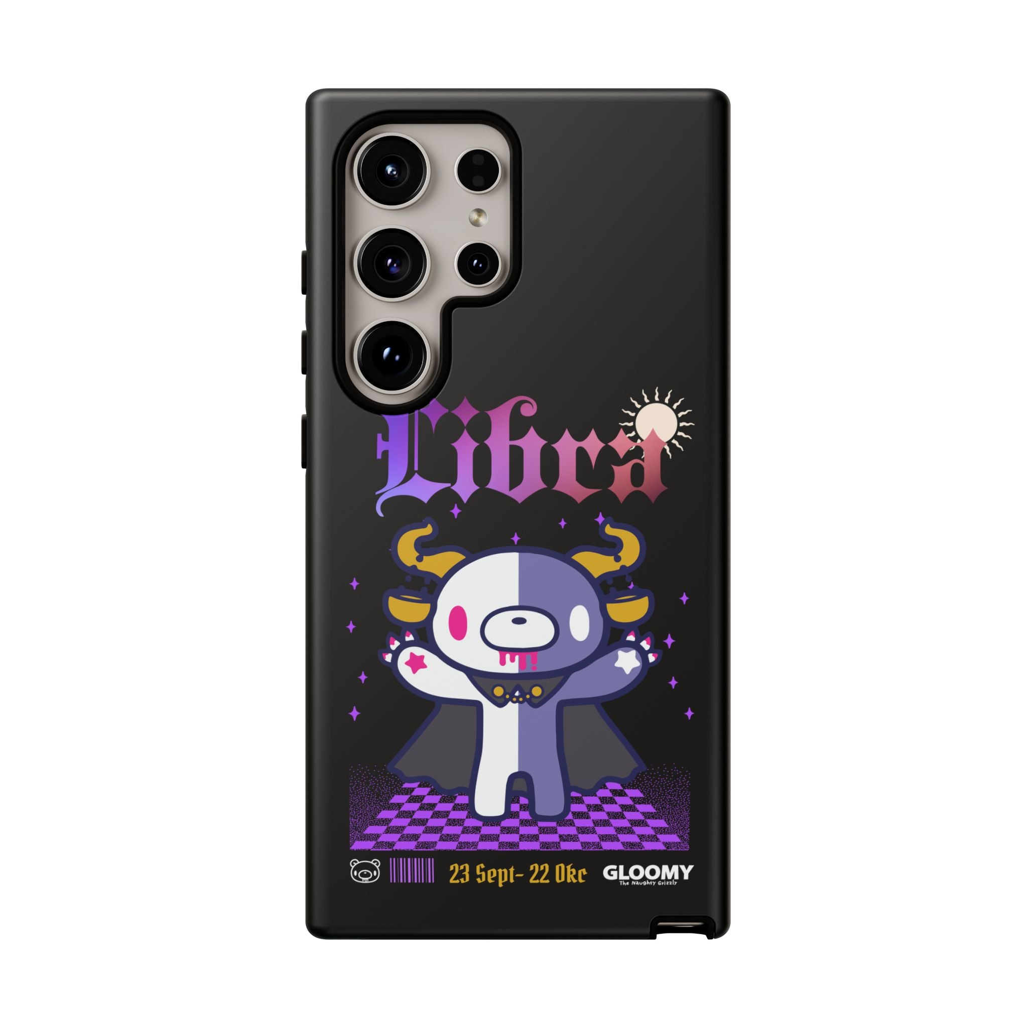 gloomy bear libra zodiac Phone Case