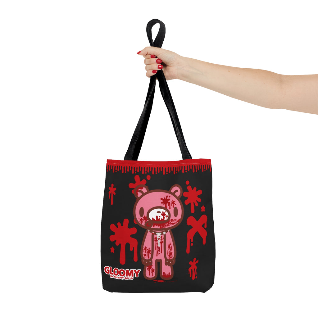 Bloody Gloomy Bear Canvas Tote Bag