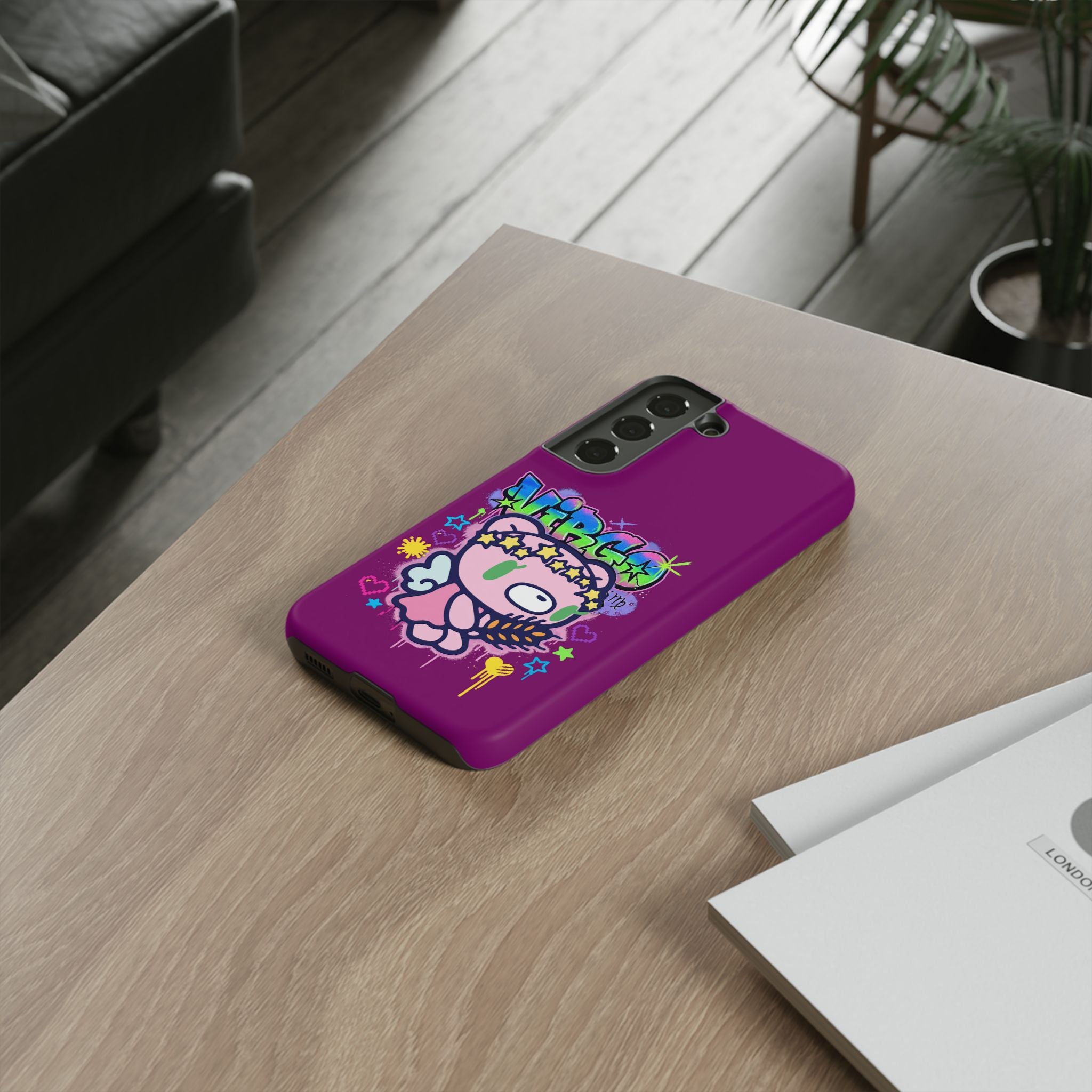Zodiac Virgo  Gloomy Bear  Phone Case