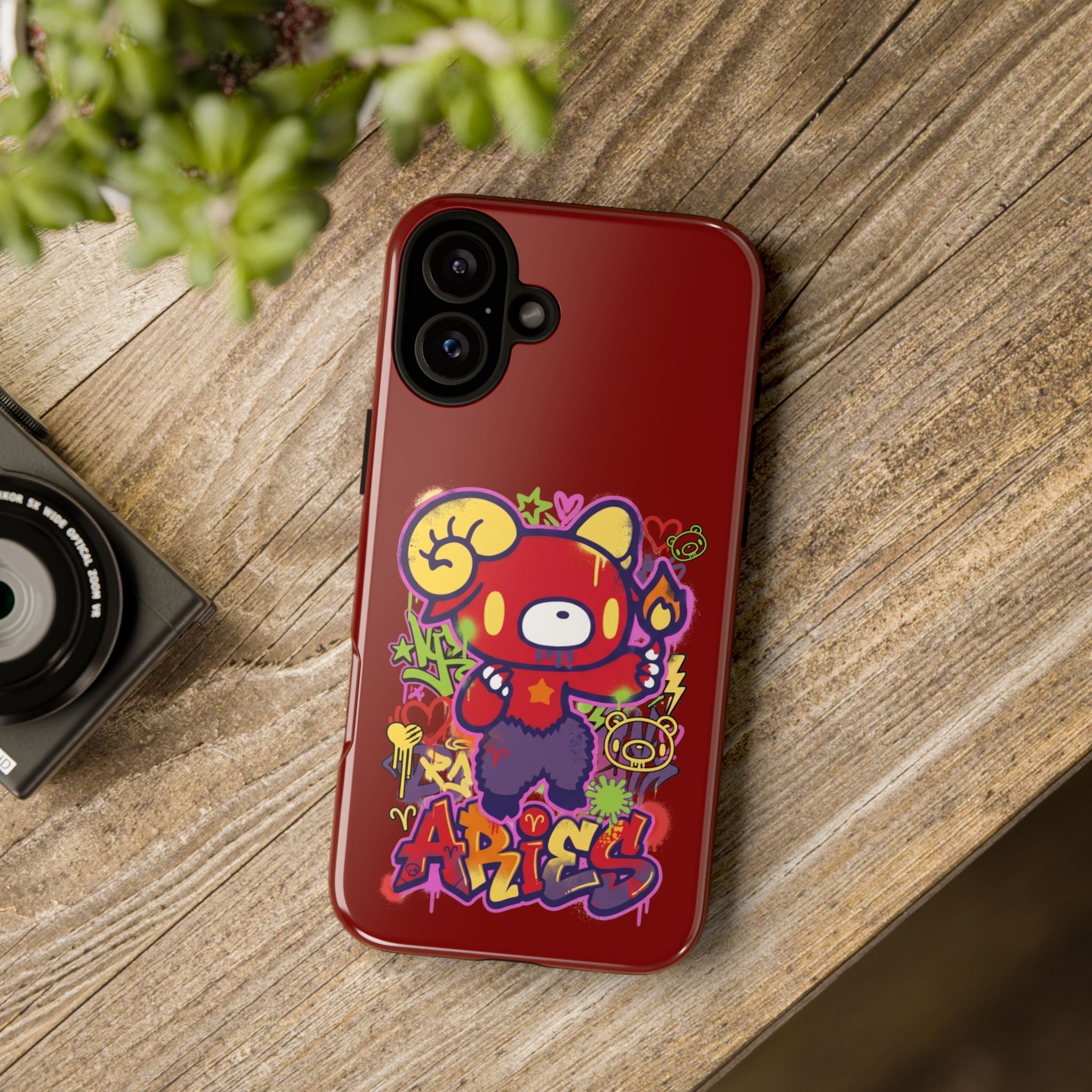 Zodiac Aries  Gloomy Bear Phone Case