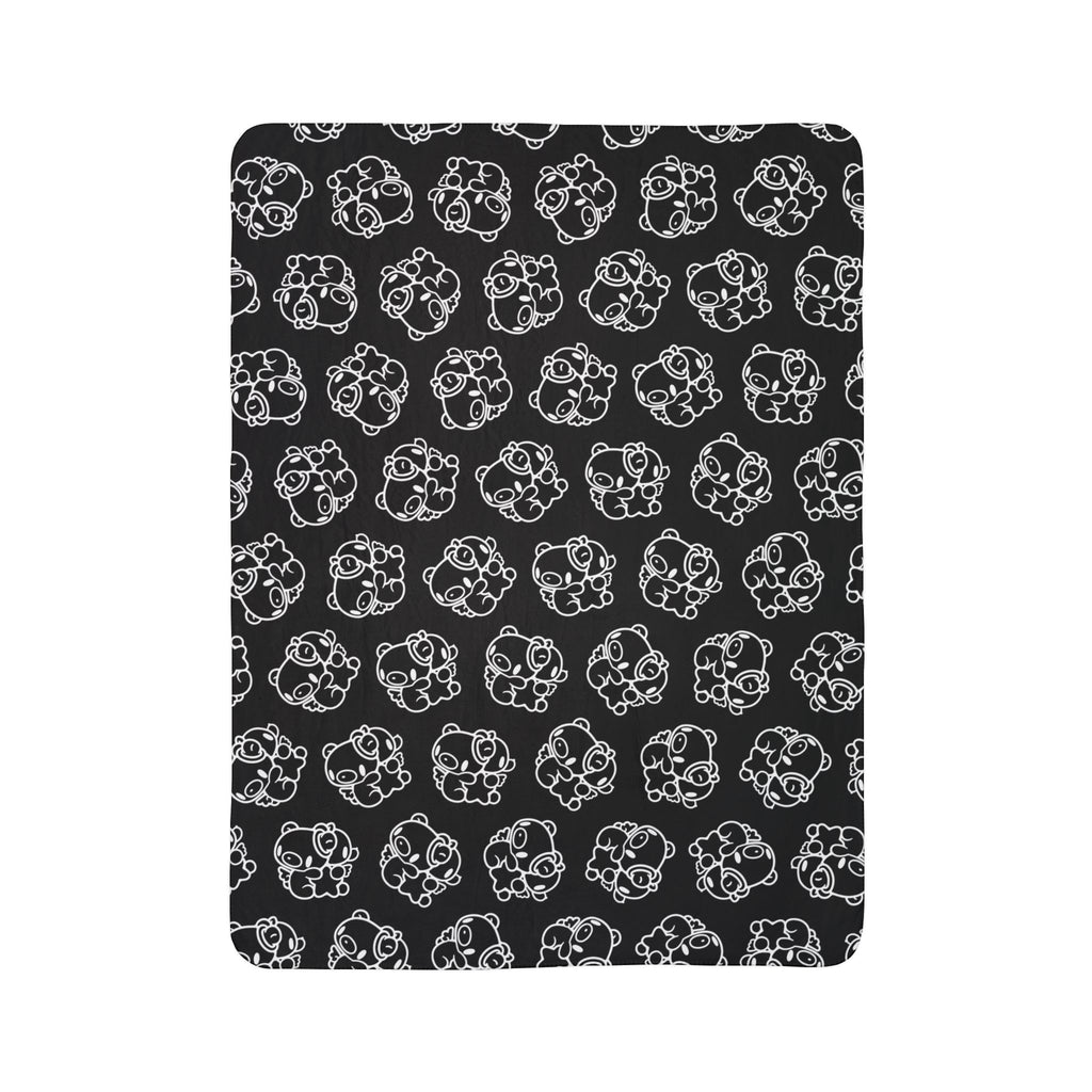 Gloomy Bear gemini Zodiac Fleece Sherpa Blanket