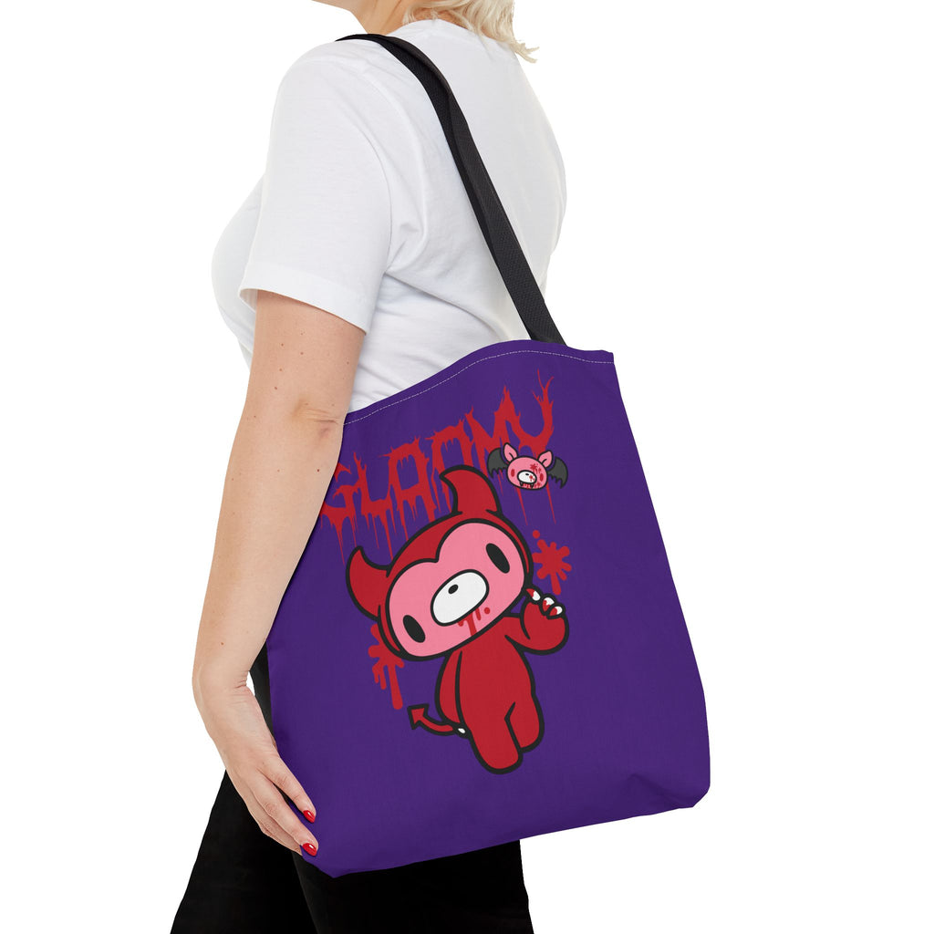 Gloomy Bear Halloween Devil Tote Bag - 2024