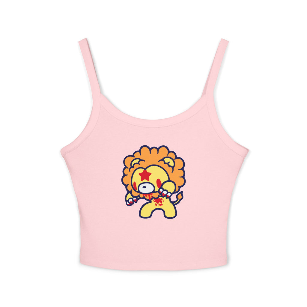 Leo Zodiac Gloomy Bear Spaghetti Strap Tank Top