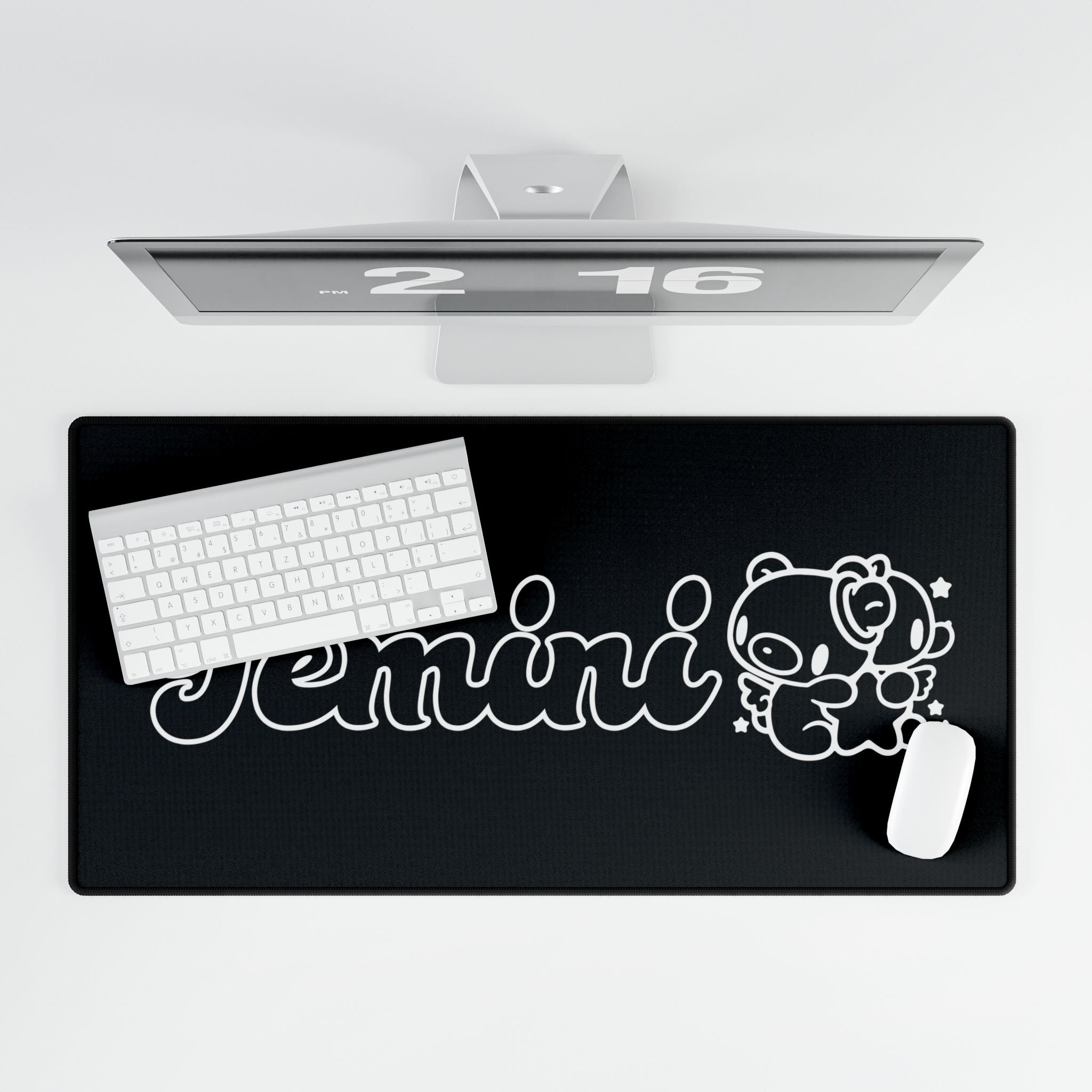 Gloomy gemini Zodiac Desk Mats