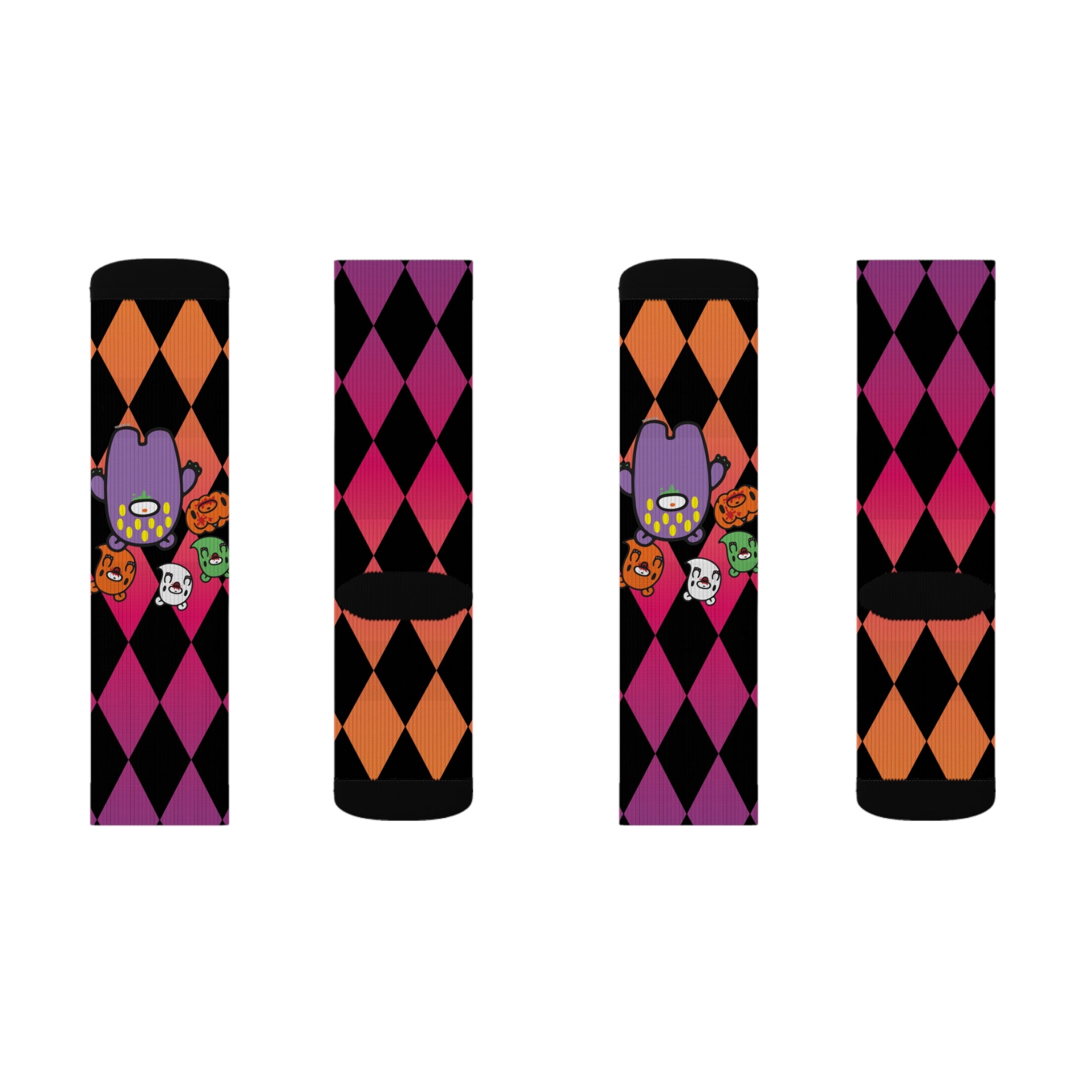 Monster Gloomy Halloween Edition - Sublimation Socks