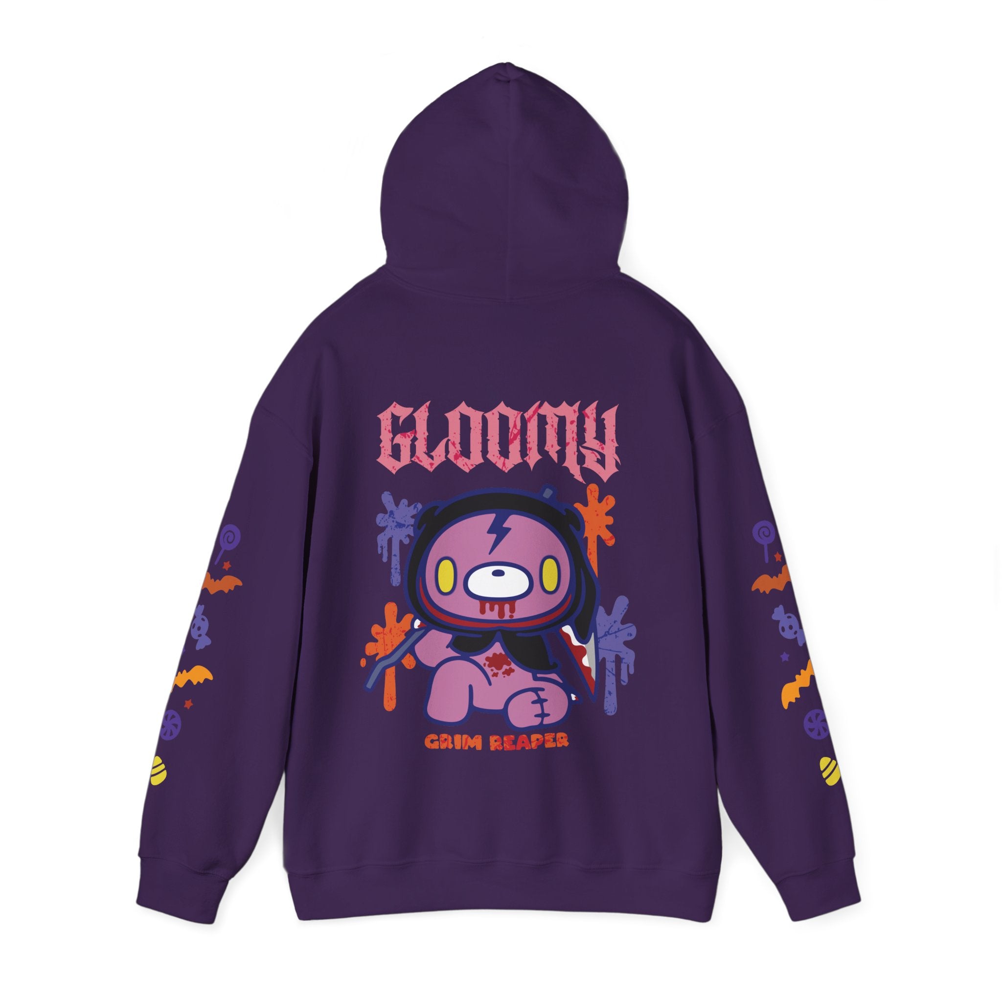 Halloween Grim Reaper Gloomy Bear Hoodie