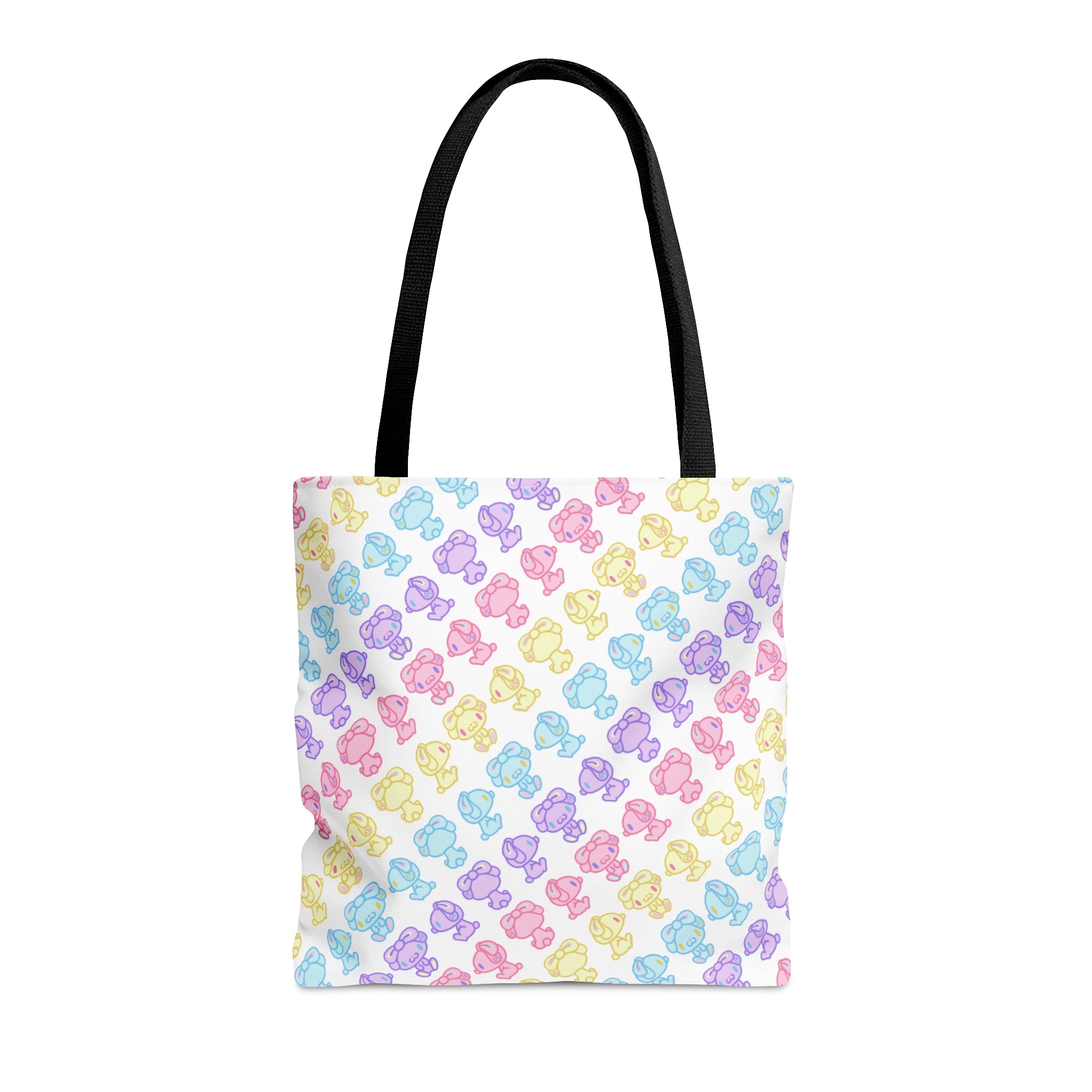 Rotating Pastel All Purpose Bunny Tote Bag